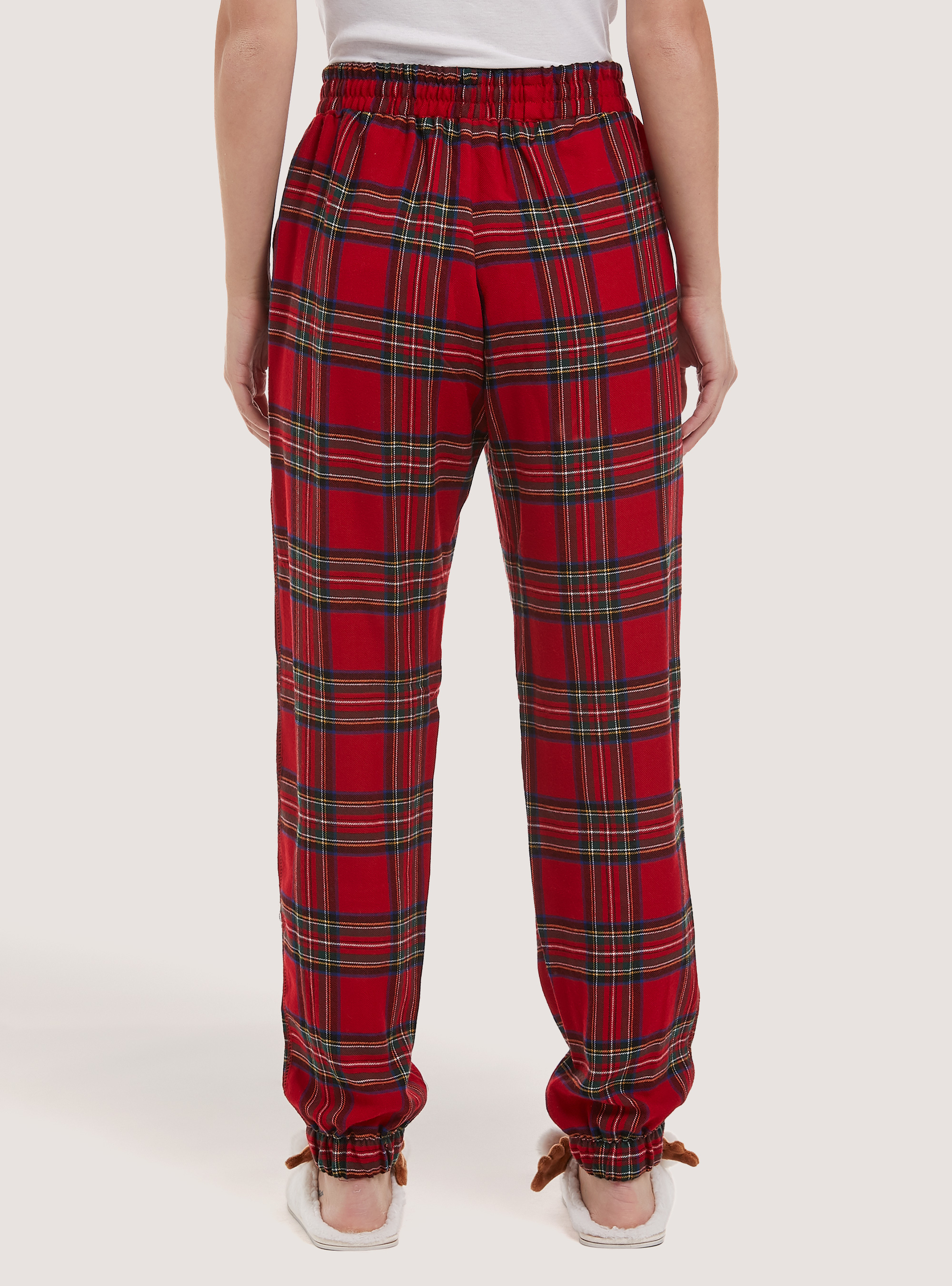 Tartan pyjama trousers, RD2 RED MEDIUM