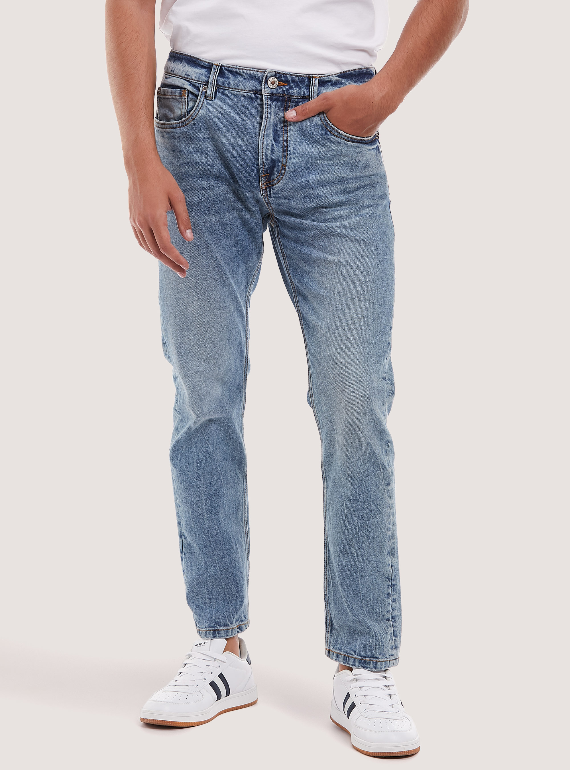 Slim Fit Jeans, D006 AZURE