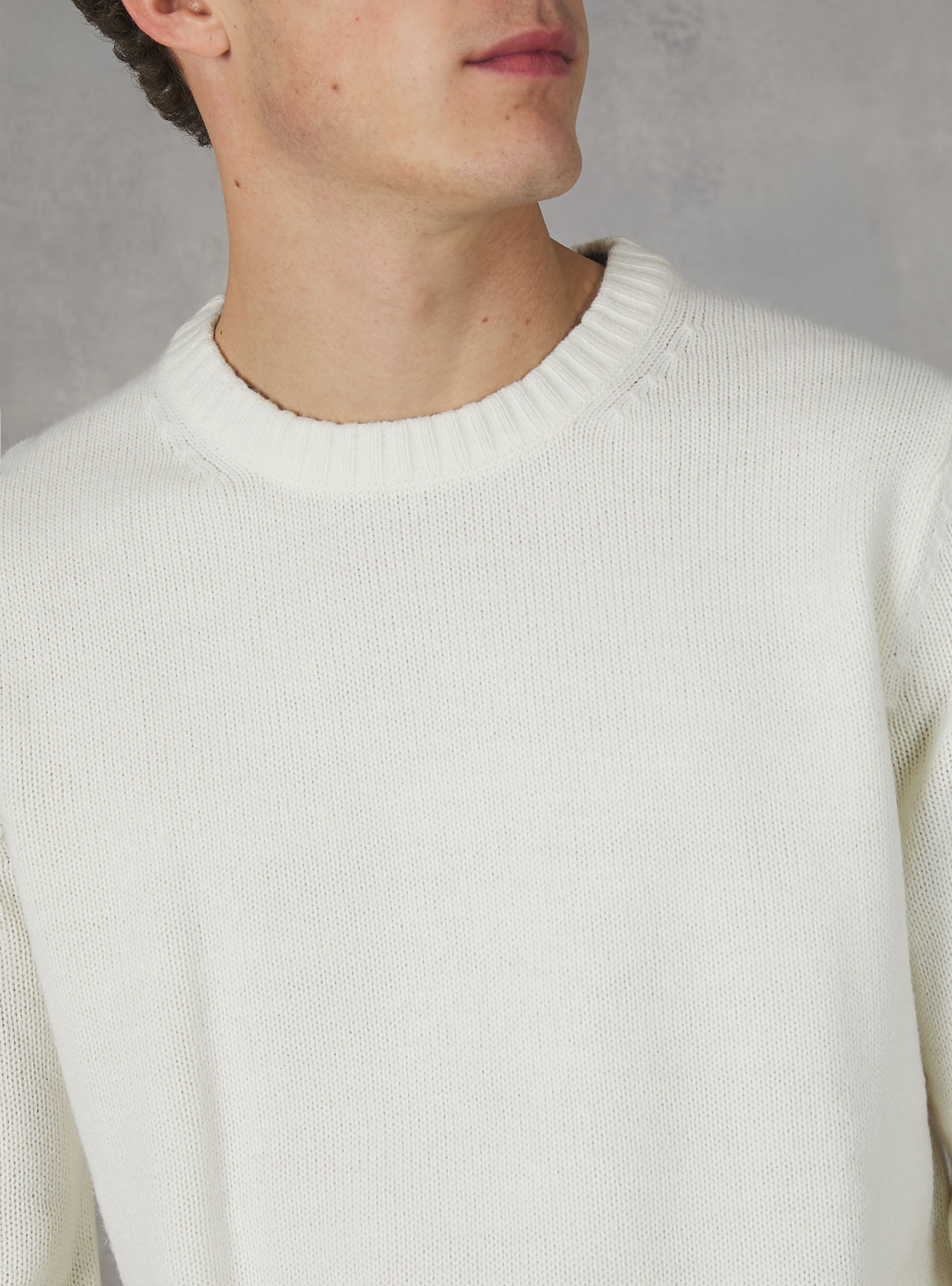Pullover caldo effetto cachemire, WH2 WHITE