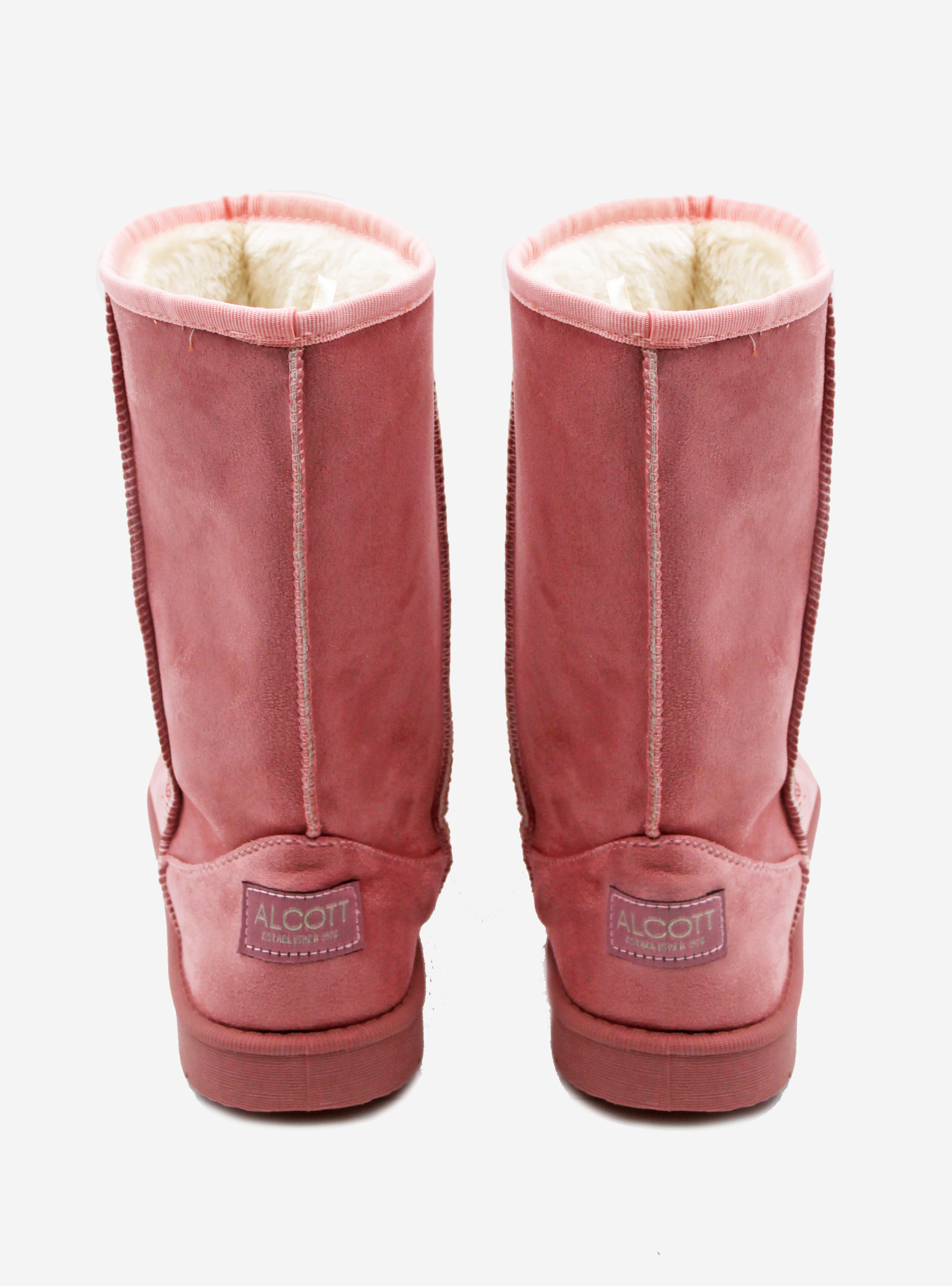 Bottines avec fausse fourrure intérieure, C051 PINK