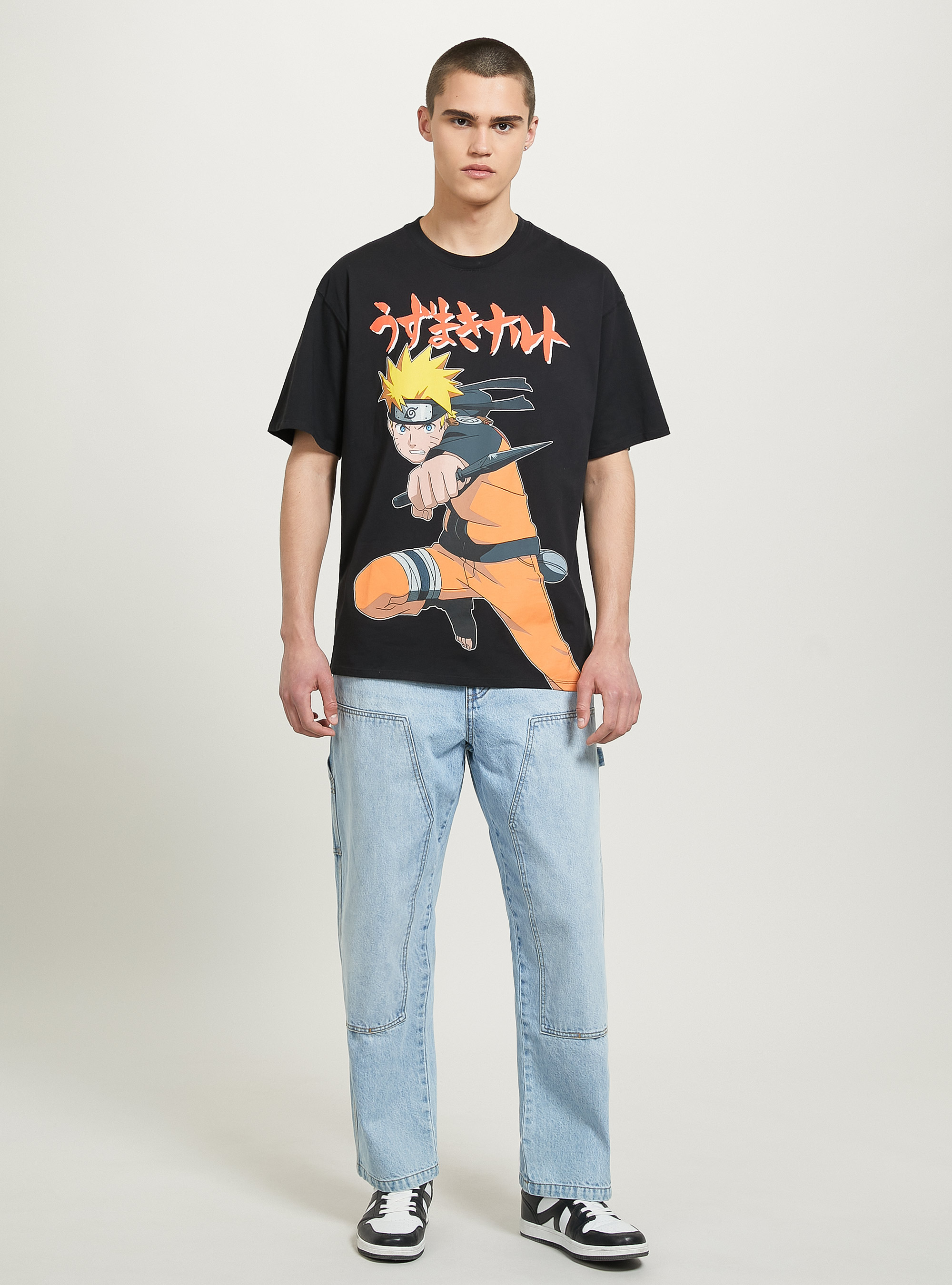 Camiseta Naruto / Alcott, BK1 BLACK