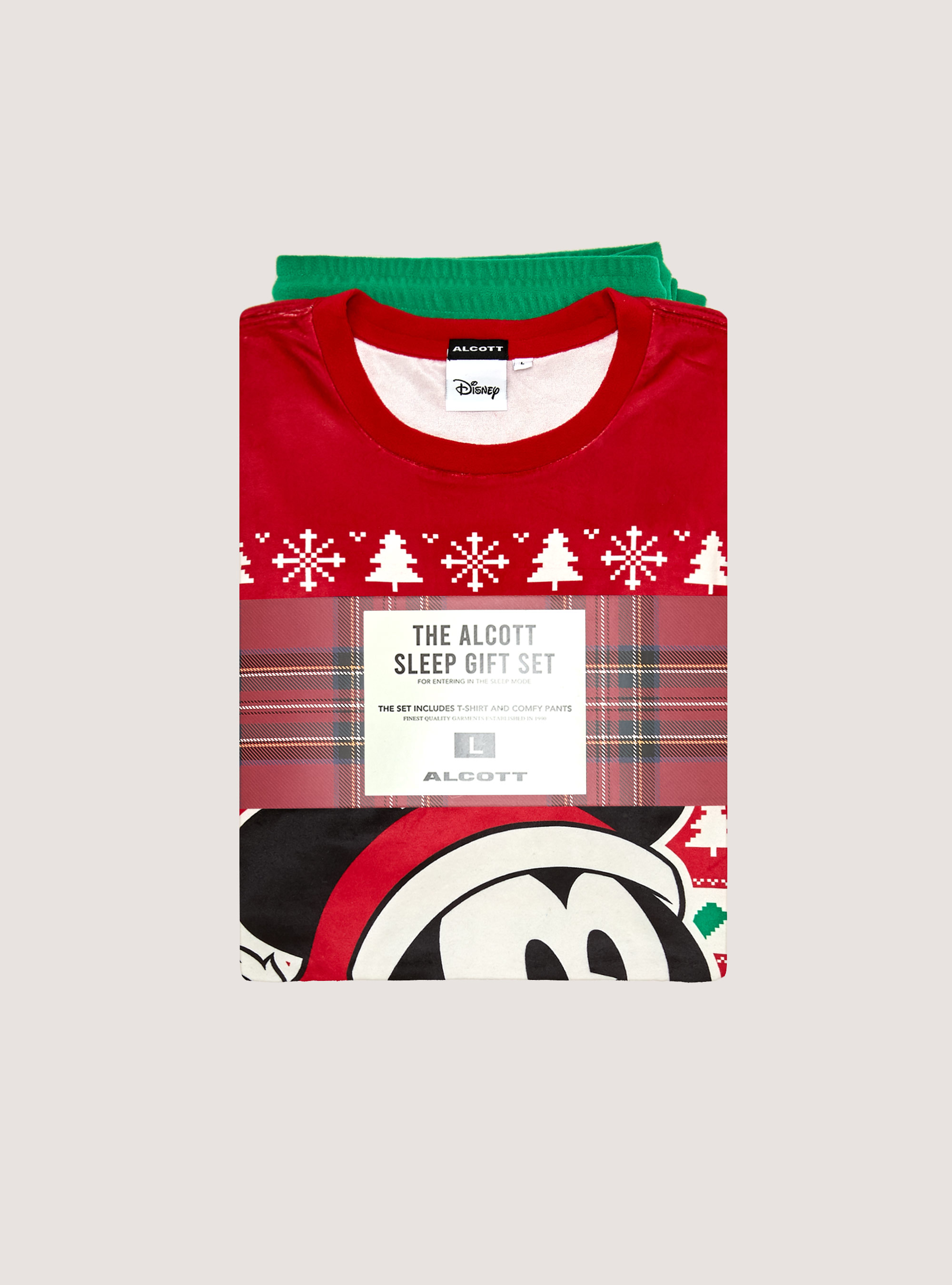 Disney x Christmas Family Collection pyjamas, RD2 RED MEDIUM