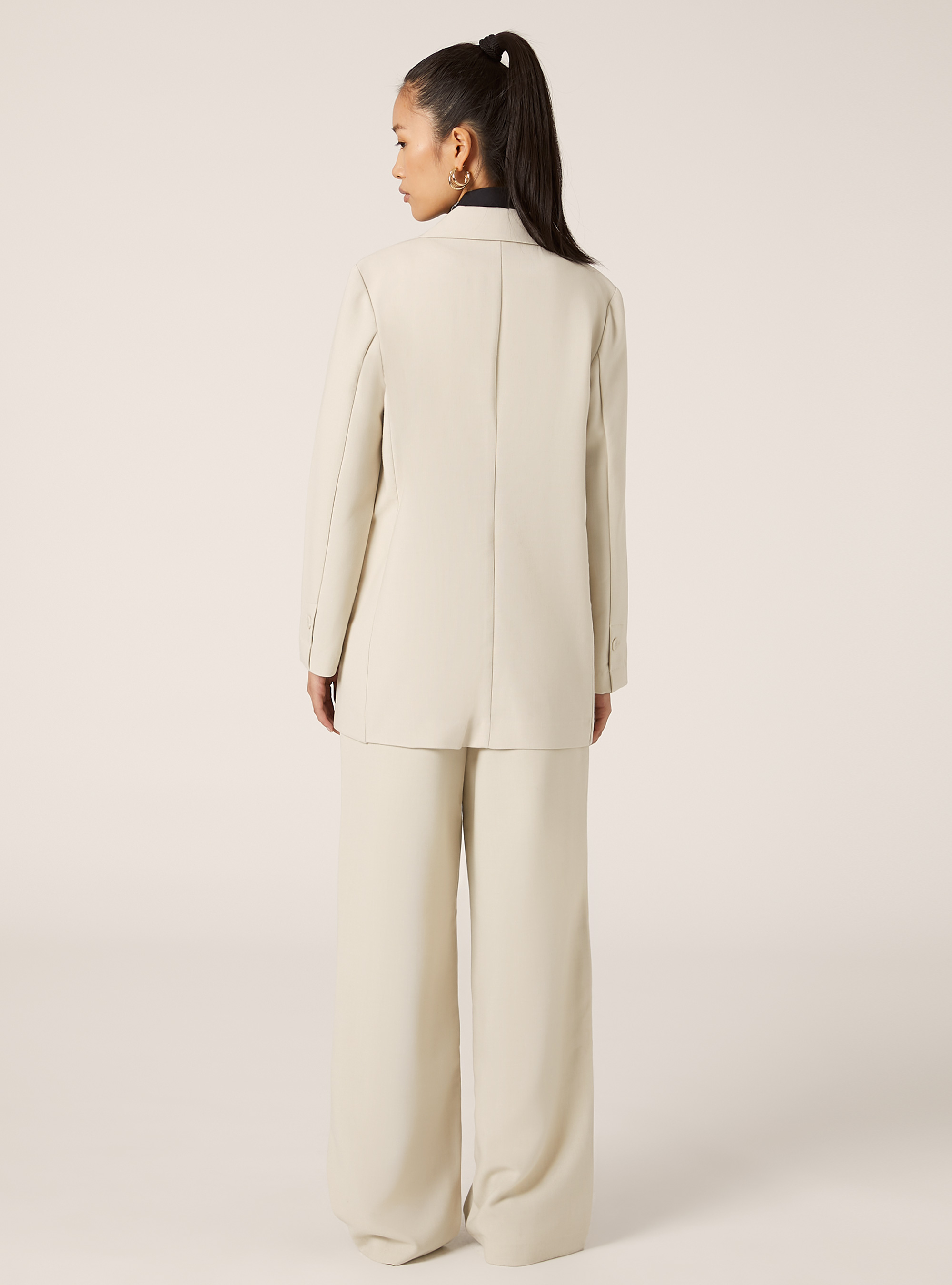 Single breasted regular fit blazer, BG3 BEIGE LIGHT