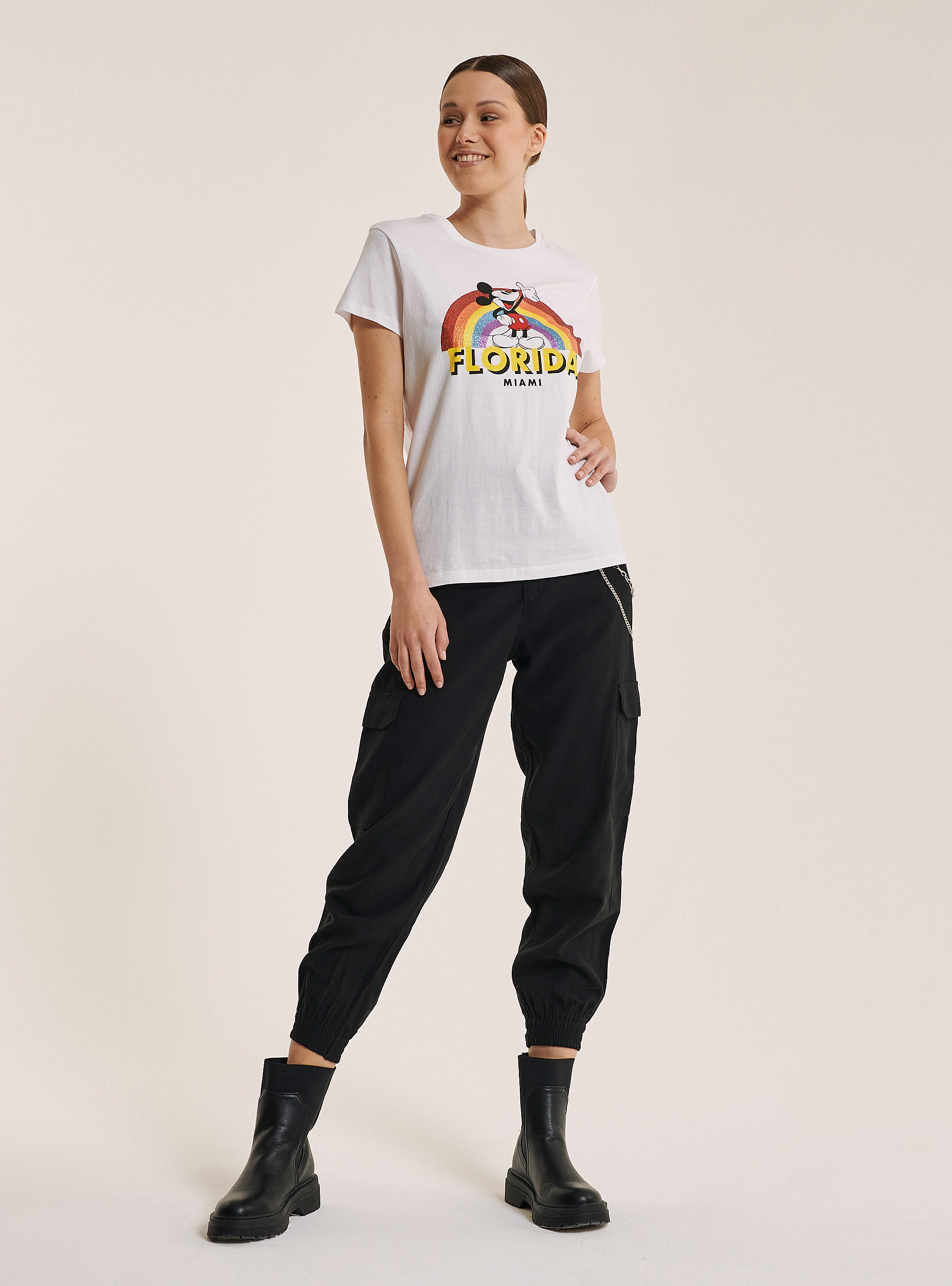 Mickey Mouse t-shirt for Alcott, WHITE