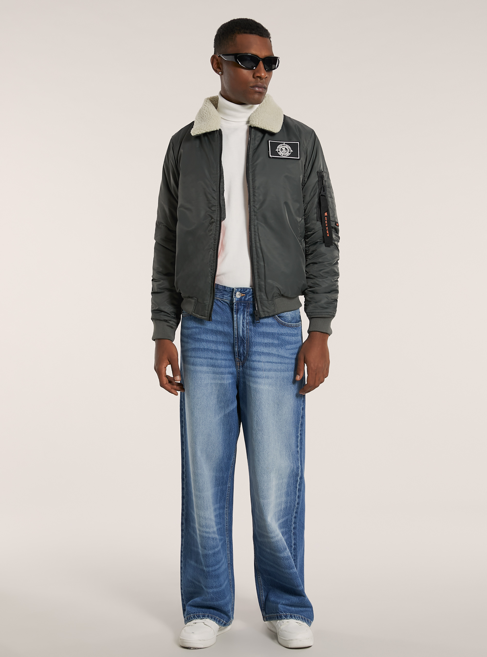 Bomber jacket with recycled padding, KY2 KAKY MEDIUM