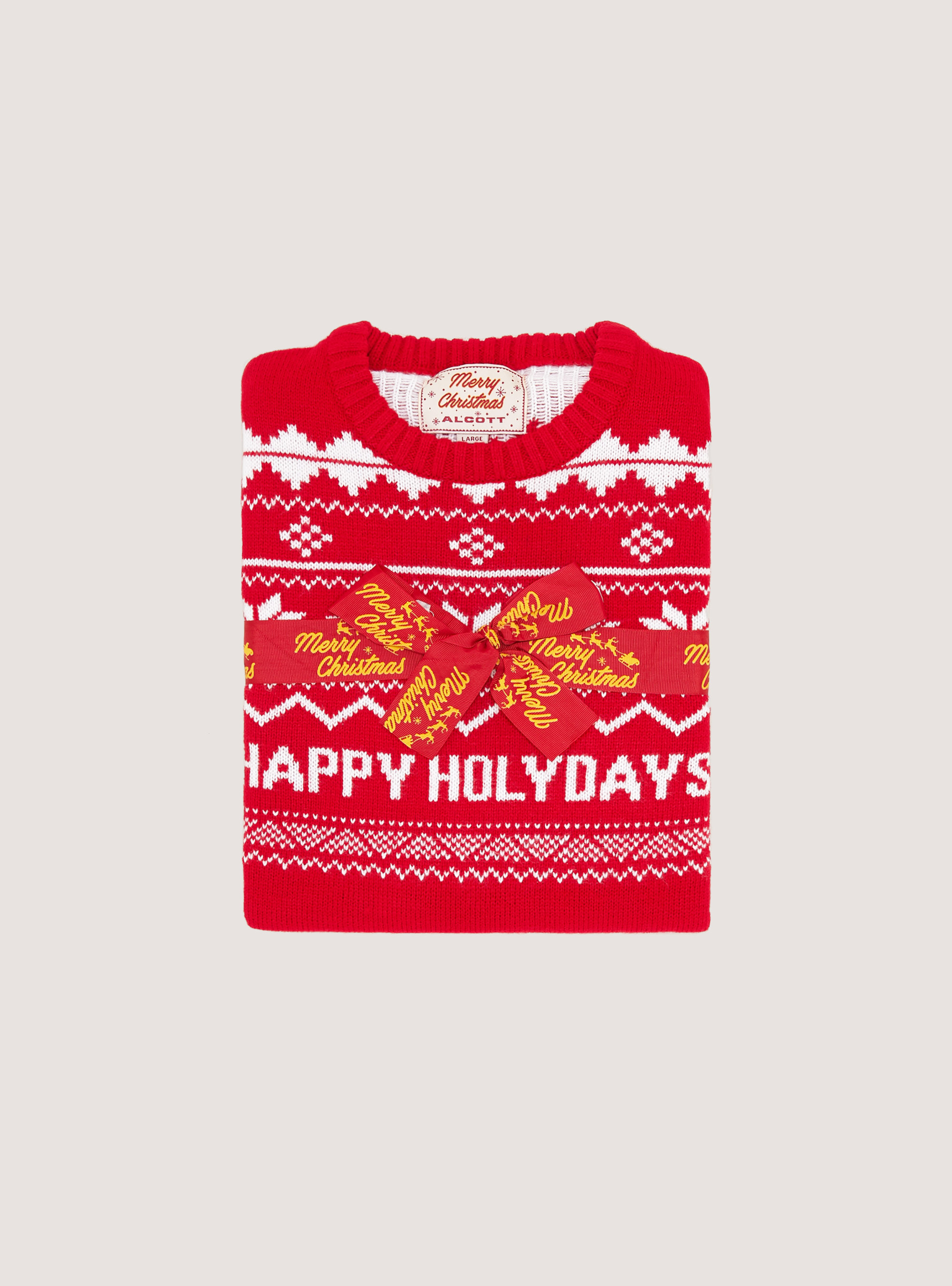 Pullover Christmas Family Collection, WH1 OFF WHITE