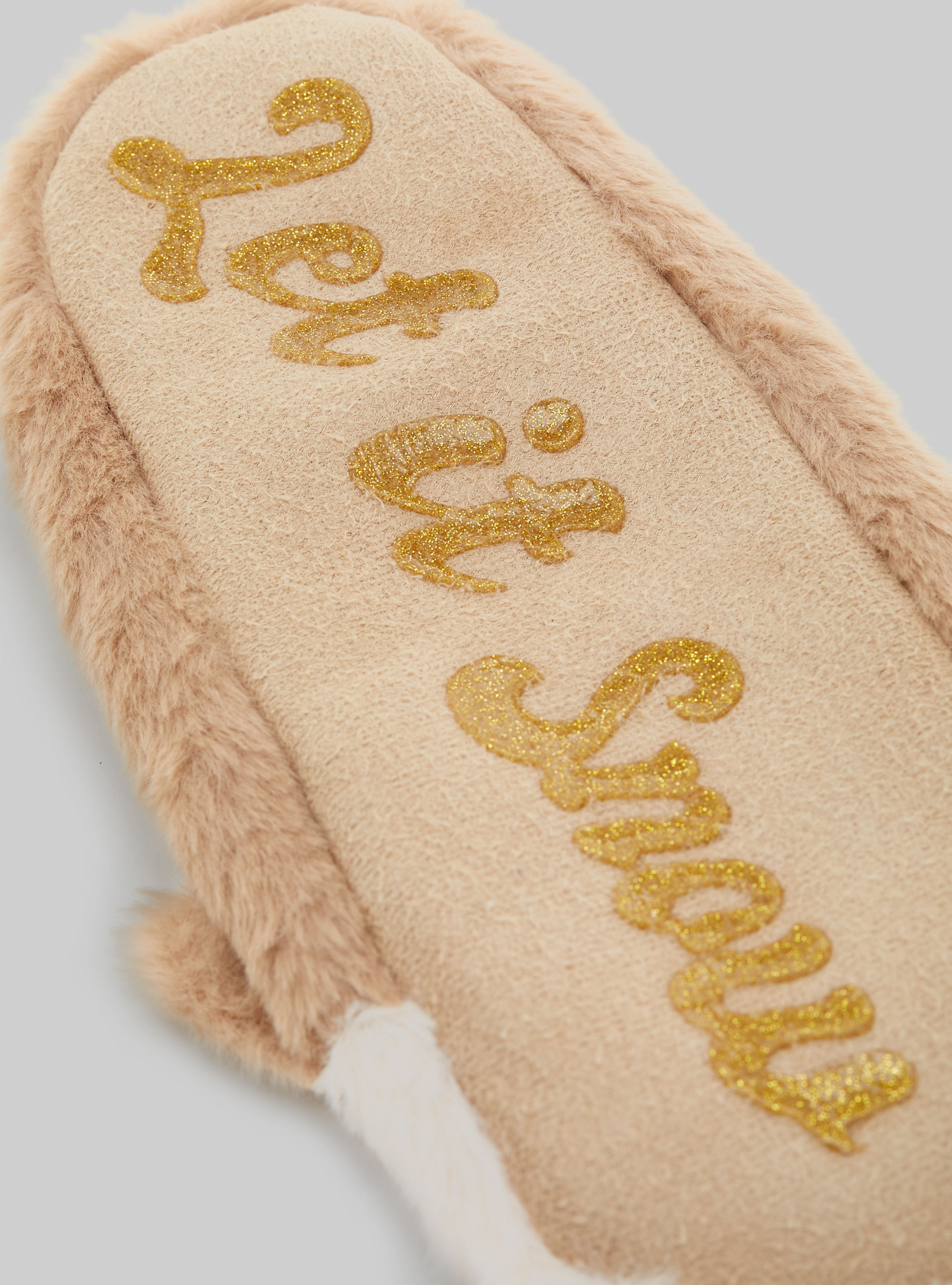 Chausson en forme de renne à effet de peluche, REIN REINDEER