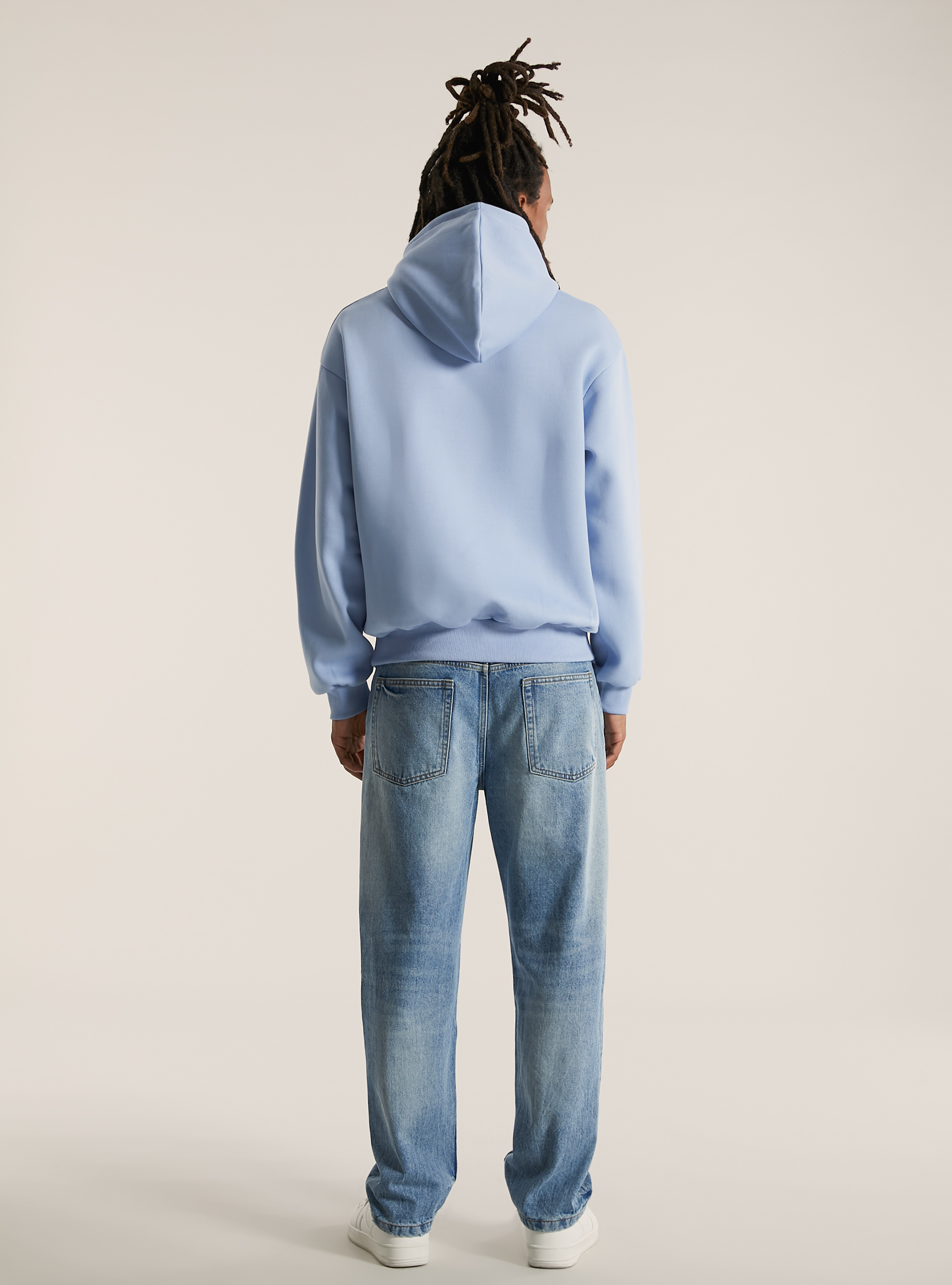 Boxy fit hoodie, AZ3 AZURE LIGHT