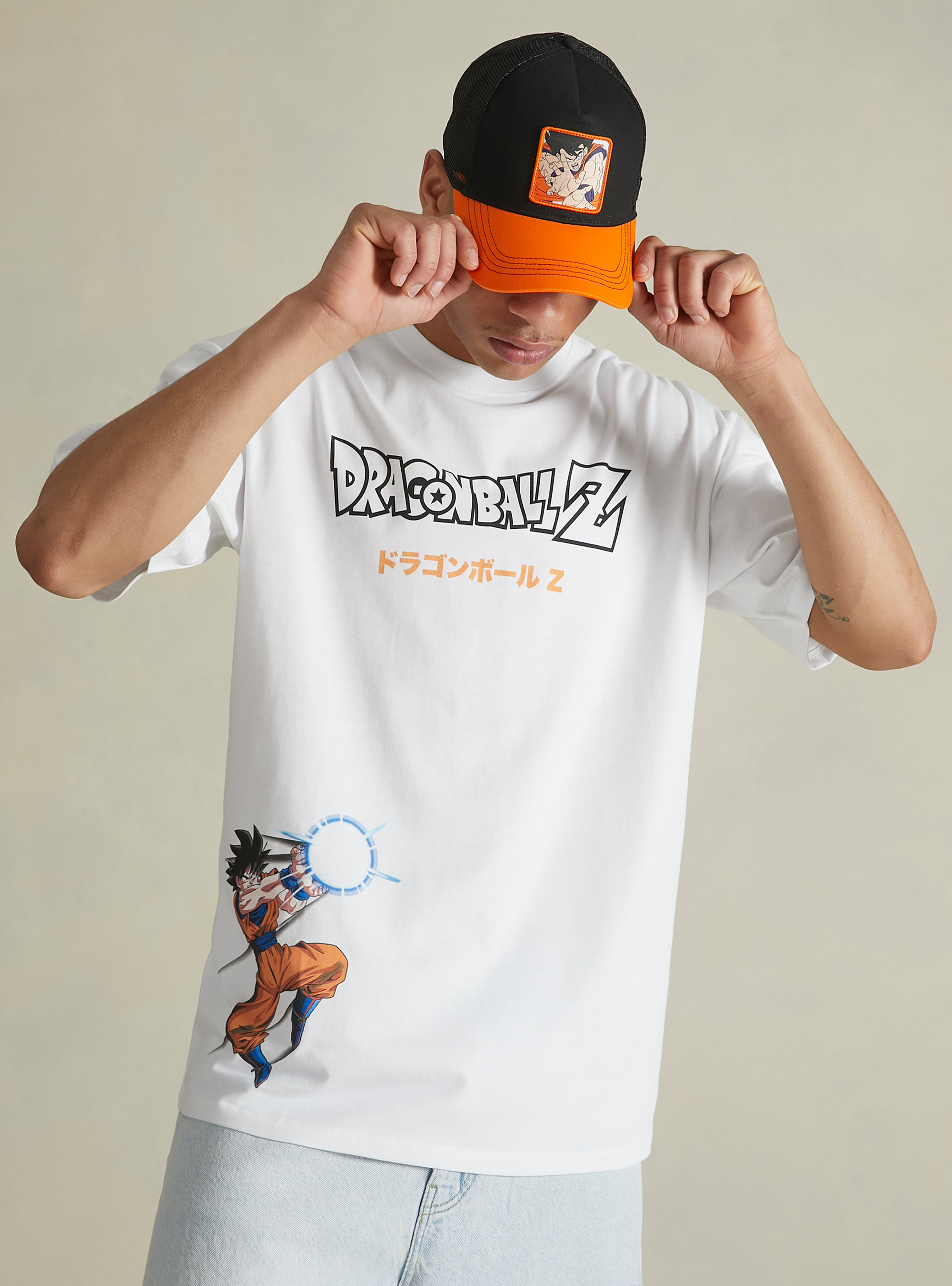 Dragon Ball T-shirt / Alcott, WH3 WHITE