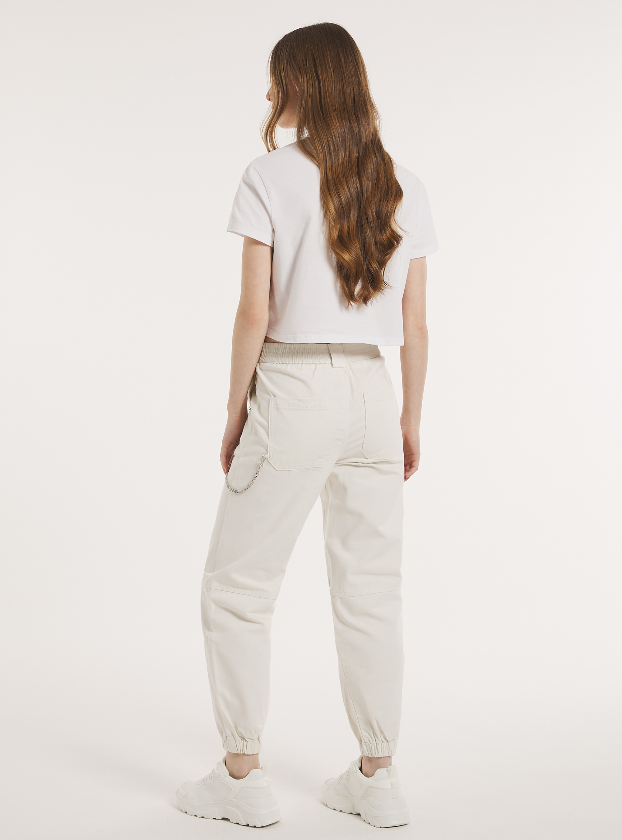 Jogginghose mit Kette, WH2 WHITE