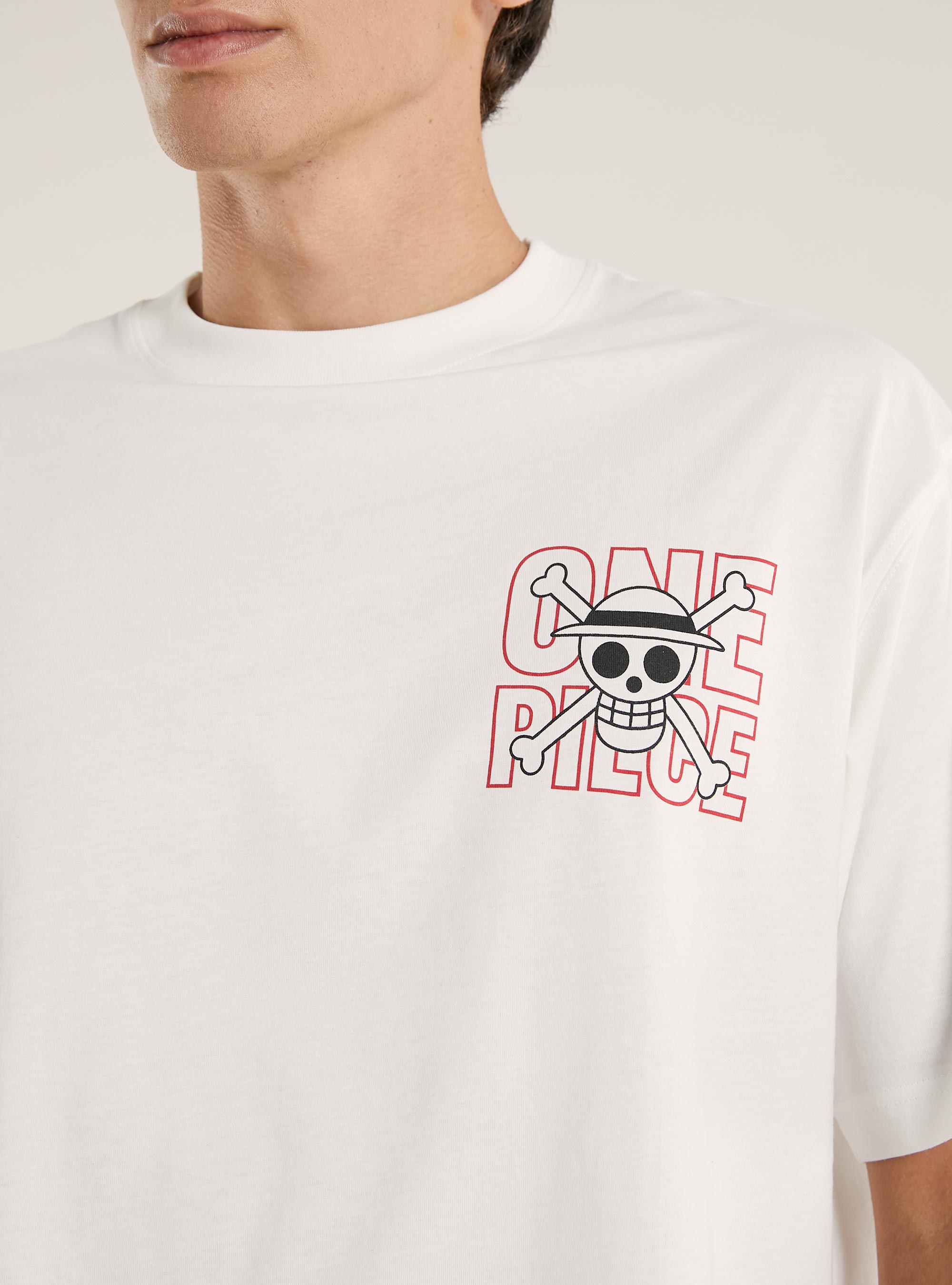 One Piece T-Shirt mit kastigem Schnitt / Alcott, WH2 WHITE