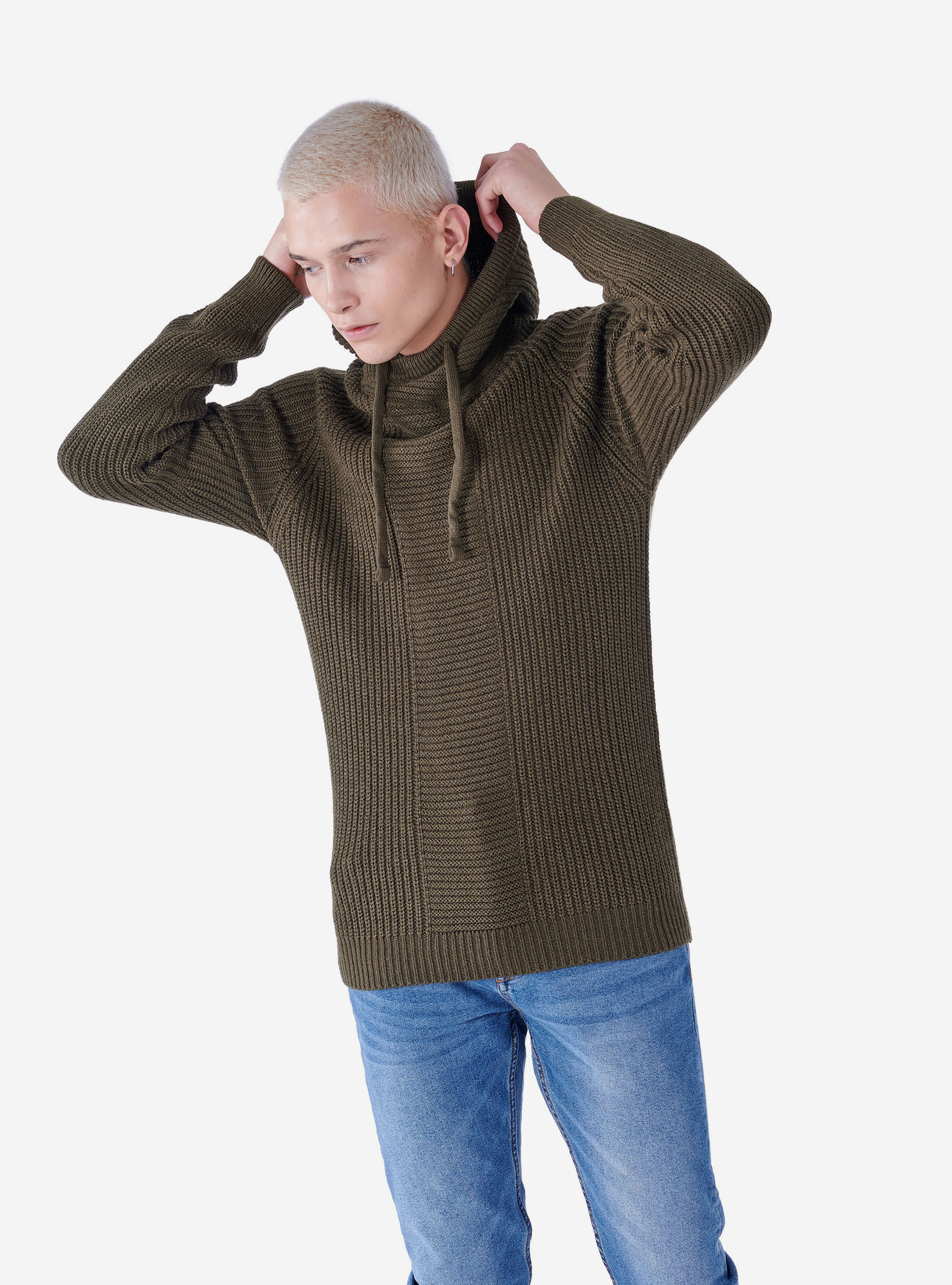 JERSEY CON CAPUCHA, CAQUI