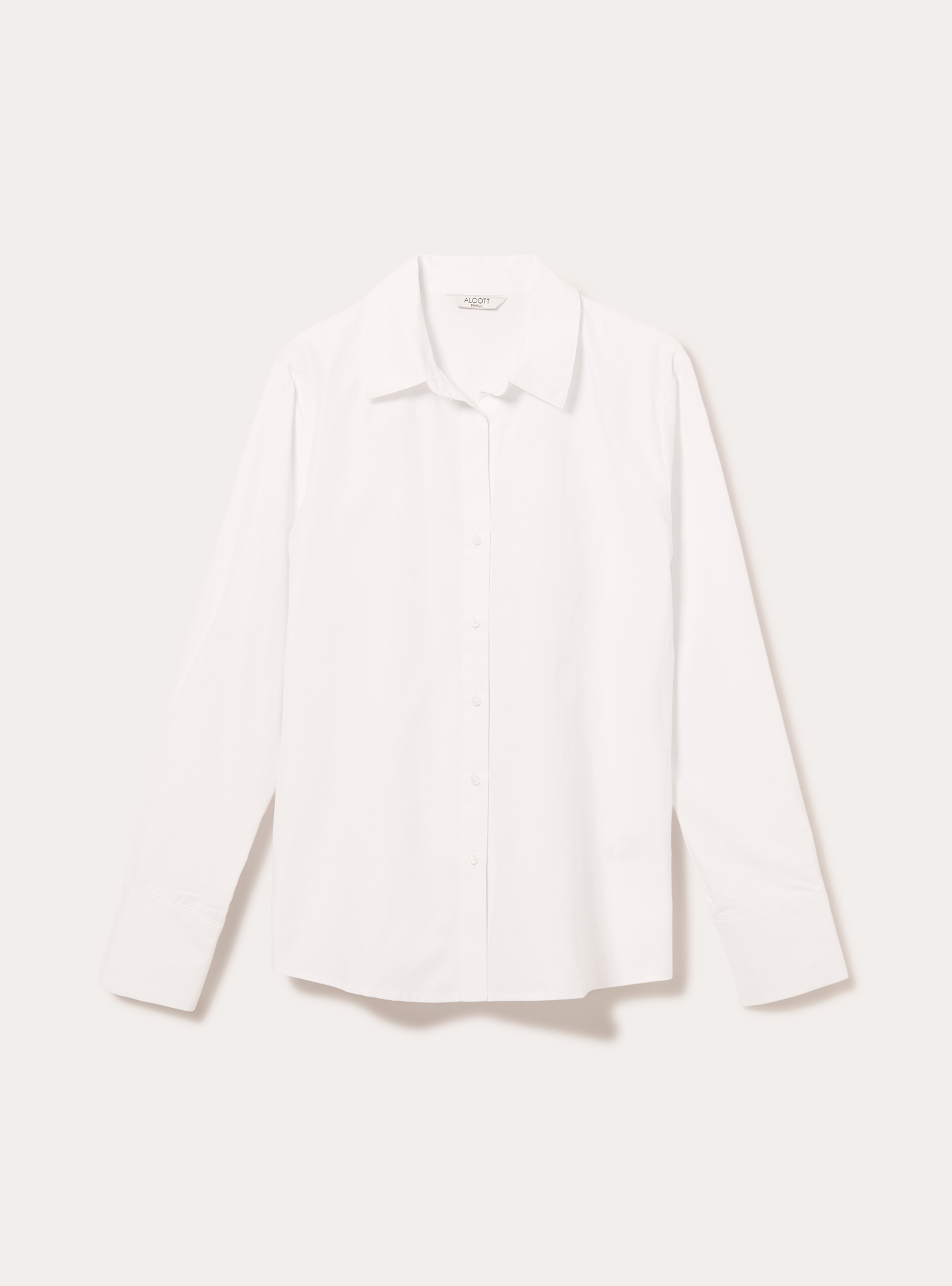 Basic poplin shirt, WH3 WHITE
