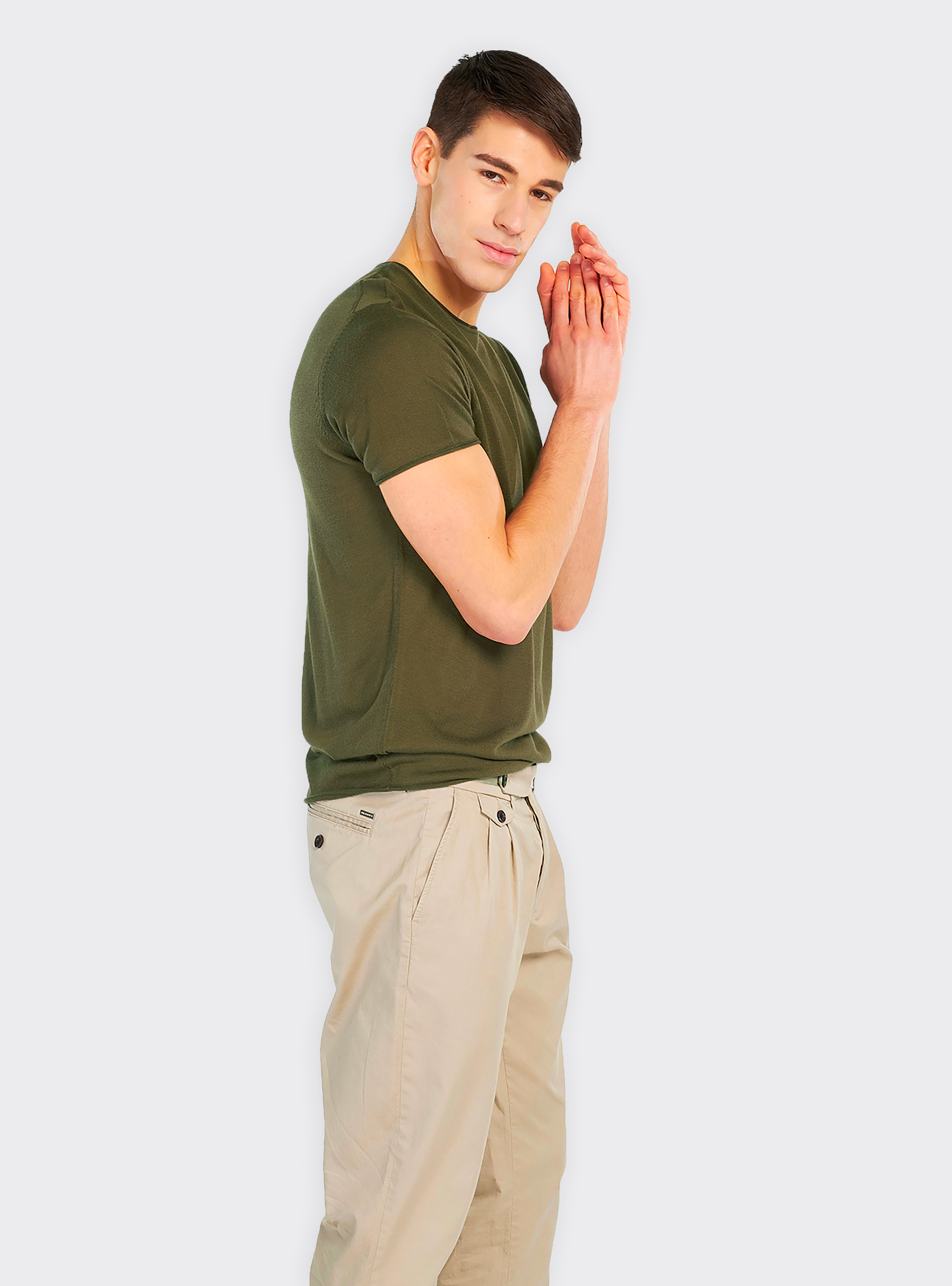 Pull à manches courtes, C6631 KAKY