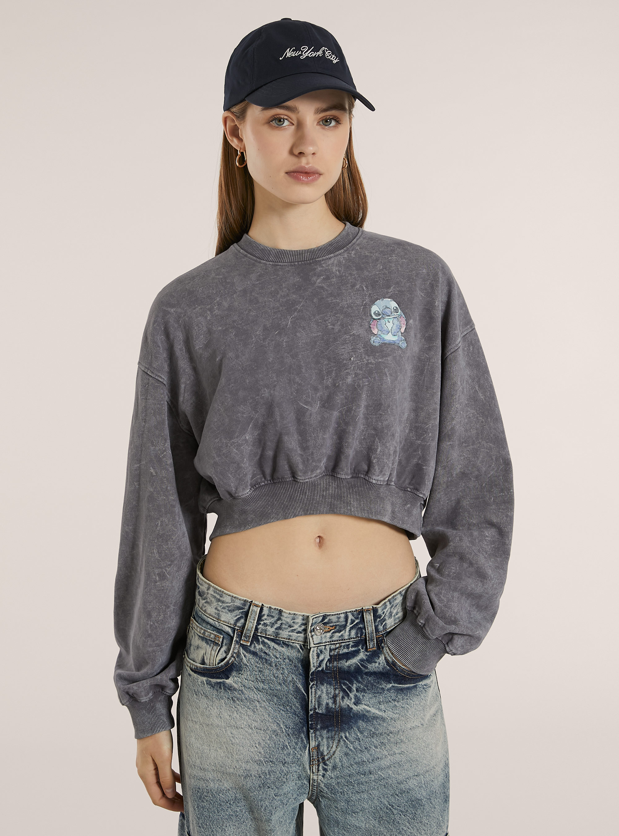 Lilo&Stitch / Sweat court Alcott, GY2 GREY MEDIUM