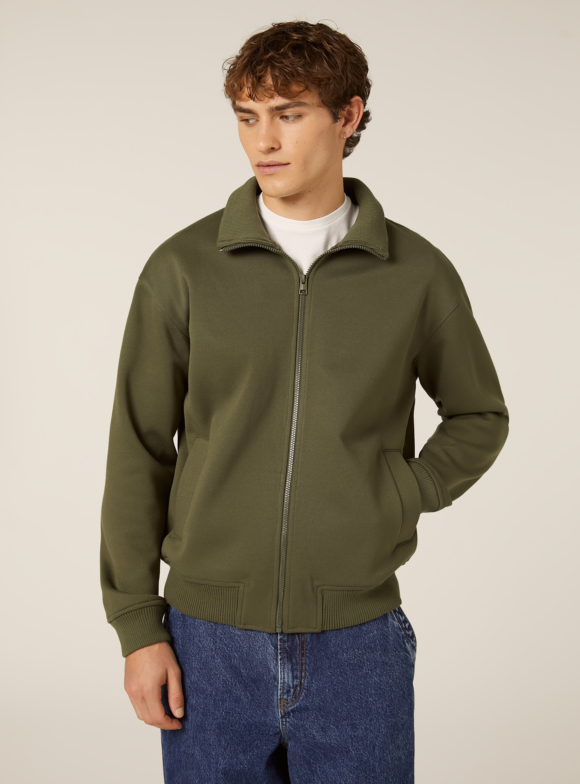 Half-zip jacket, KY2 KAKY MEDIUM