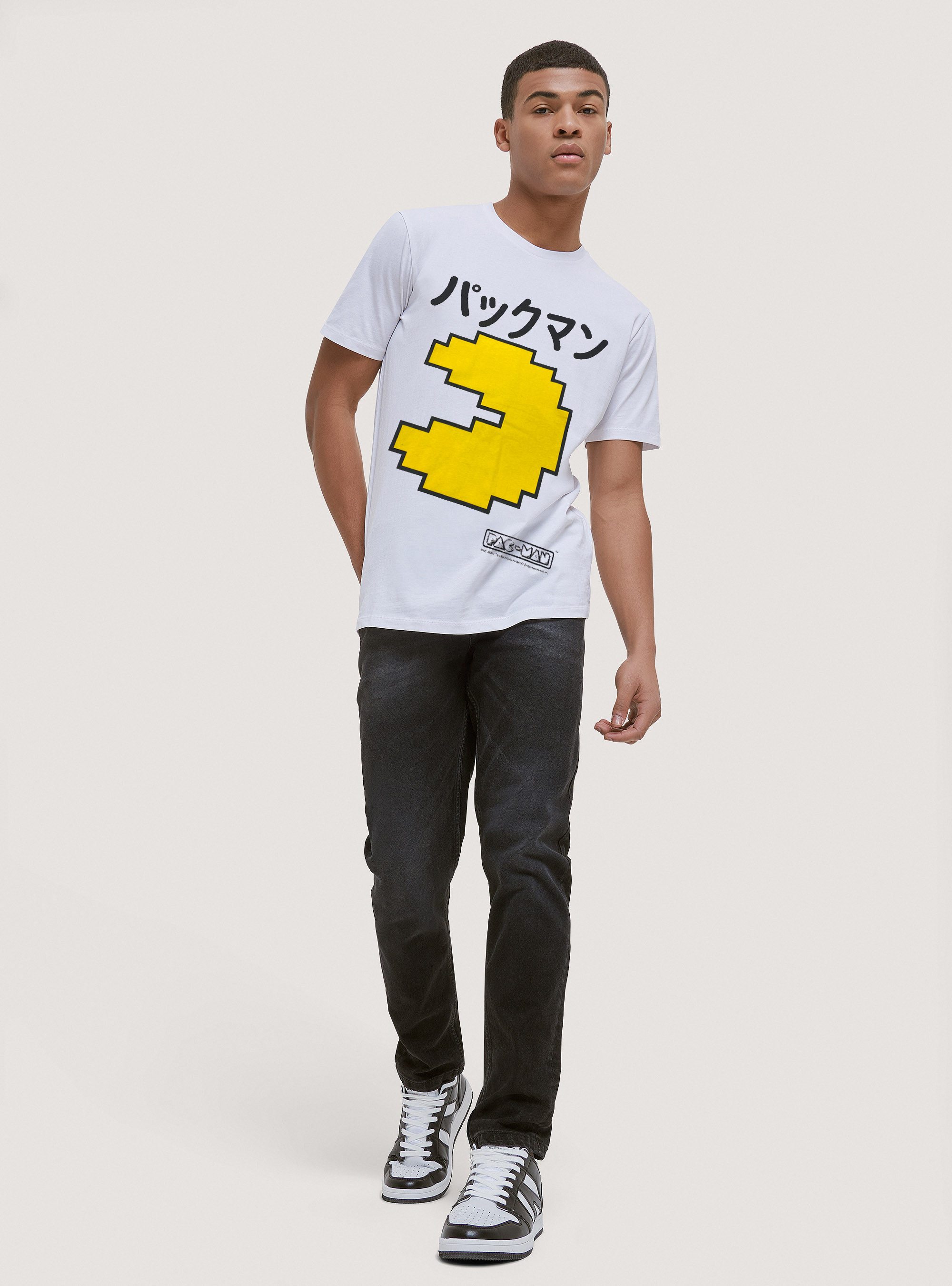 Camiseta Pac-Man x Alcott, BLANCO
