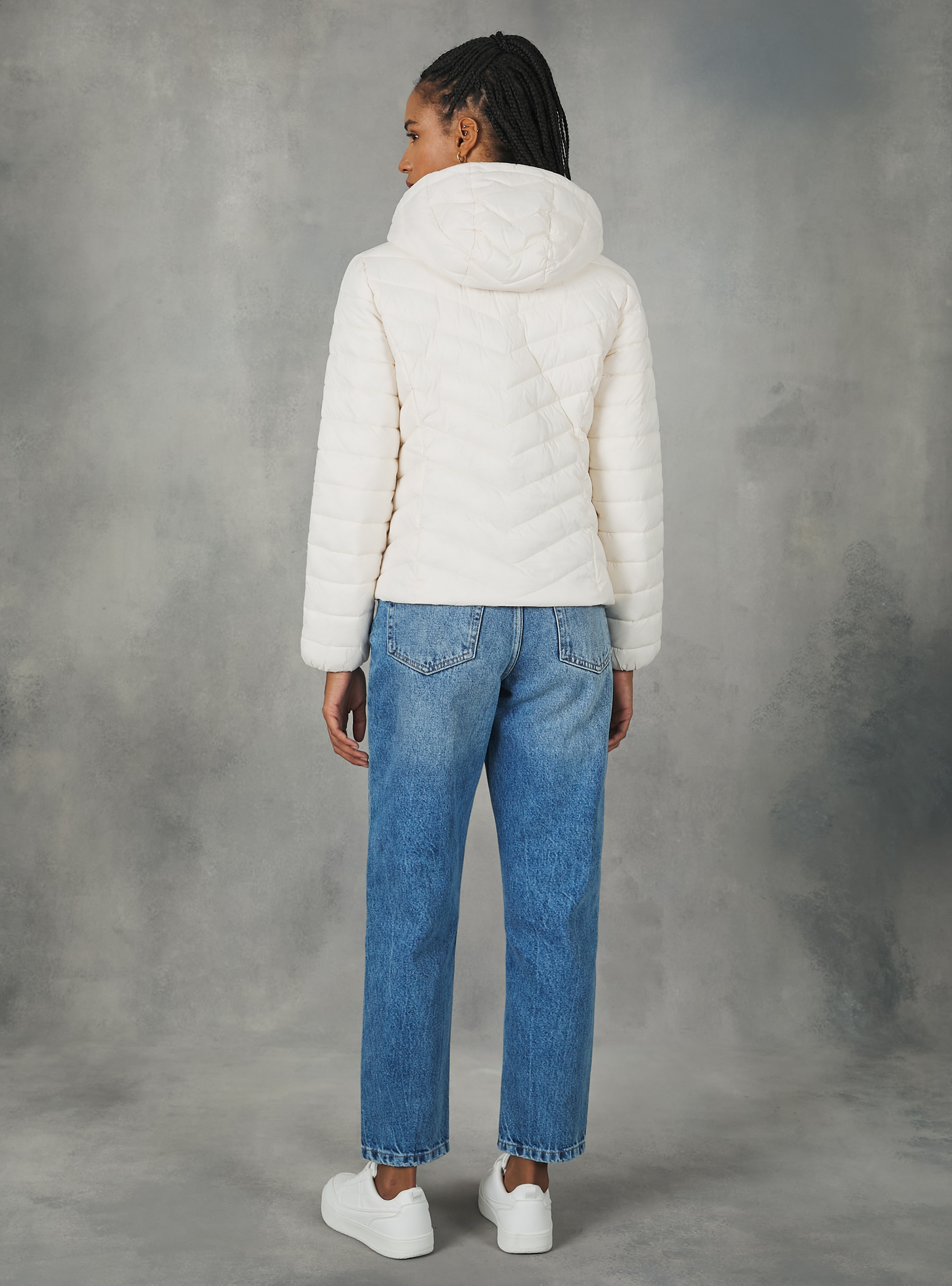 Jacket with recycled padding, WH2 WHITE