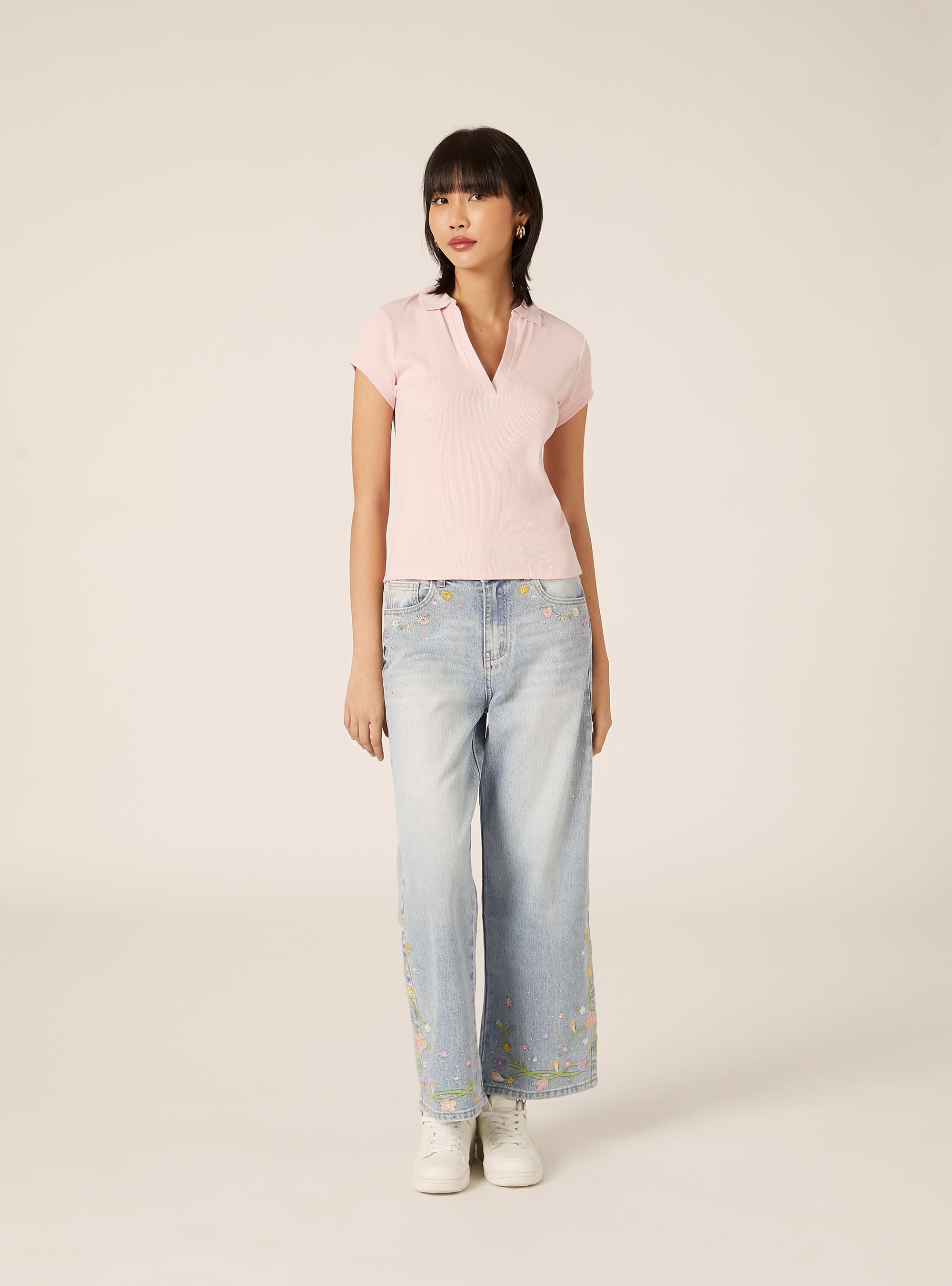 Polo a coste, PK2 PINK MEDIUM