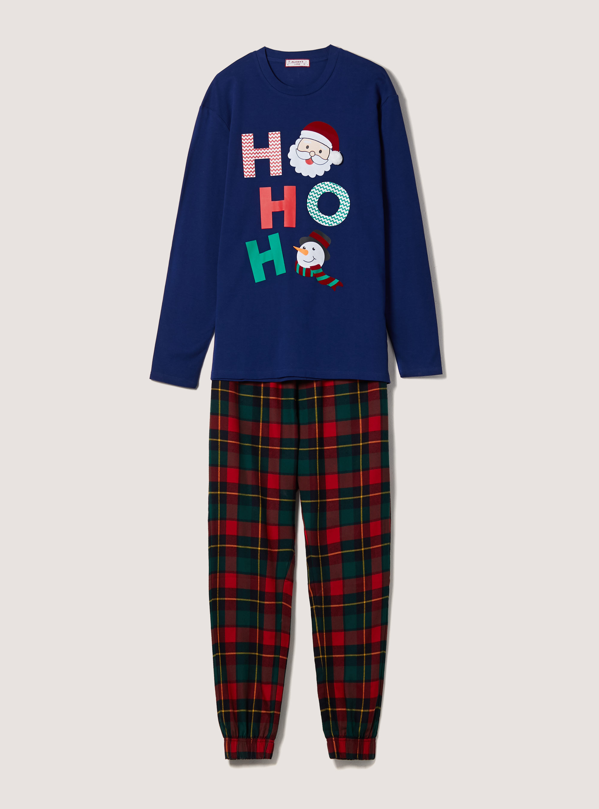 Pigiama natale con stampa, NA1 NAVY DARK