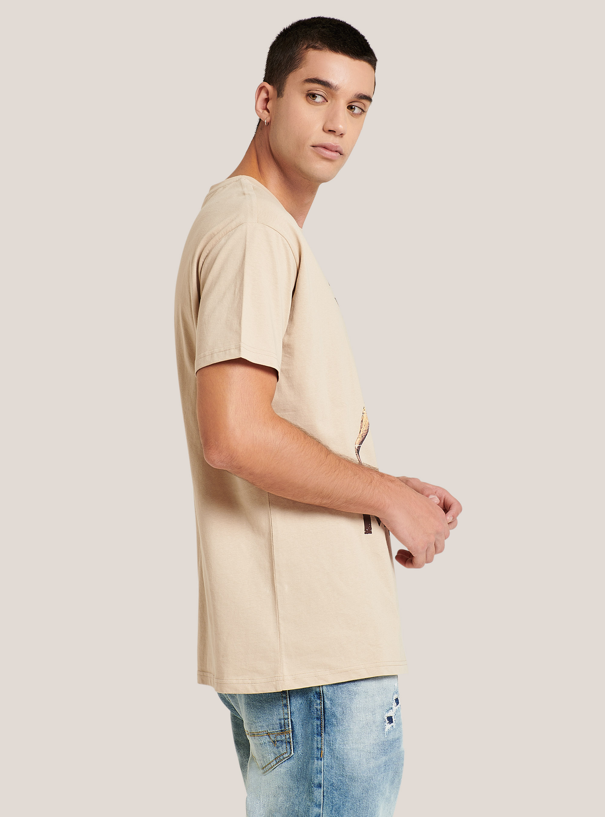 Gremlins x Alcott T-shirt, C583 BEIGE