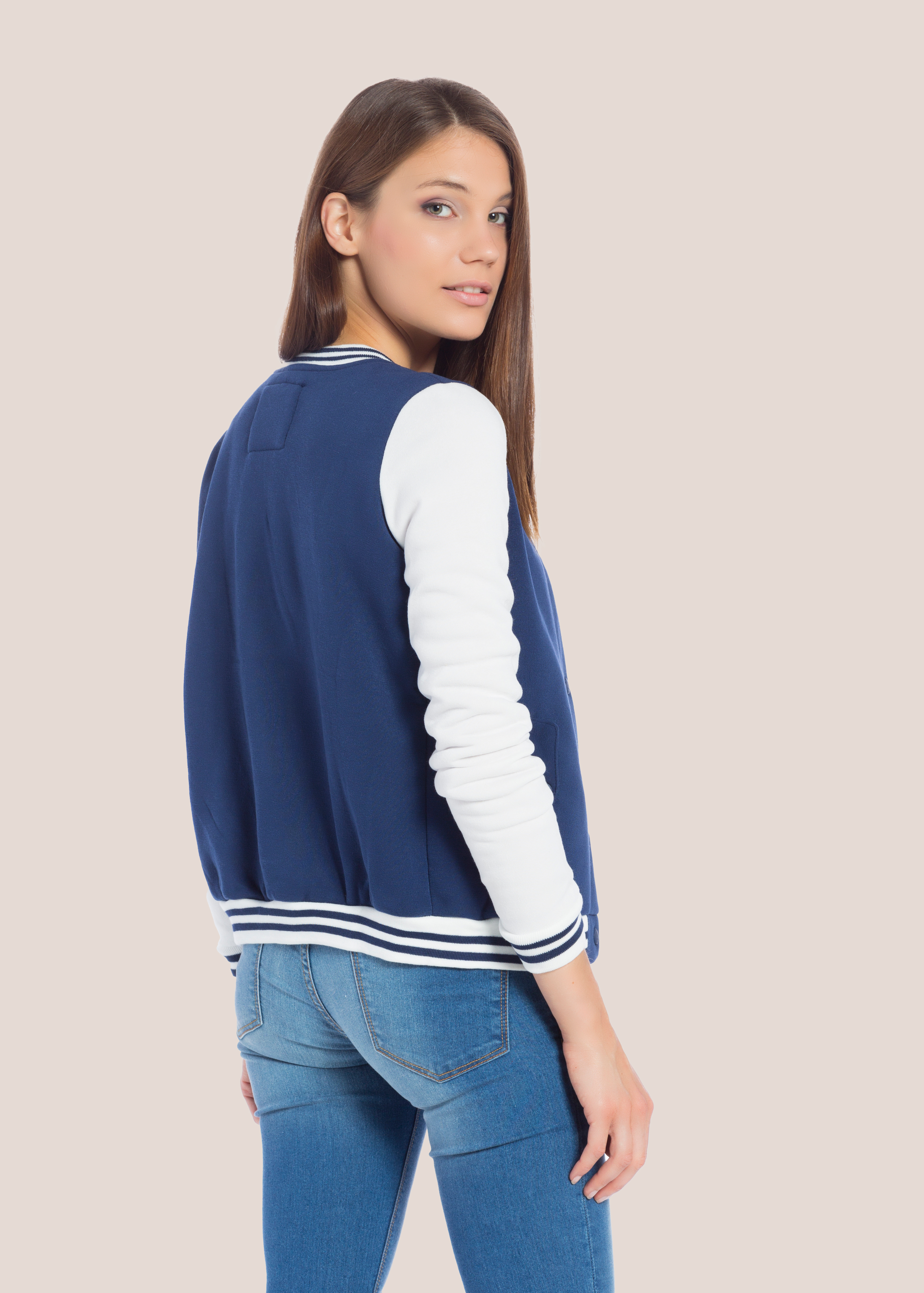 Veste de baseball, C038 BLUE