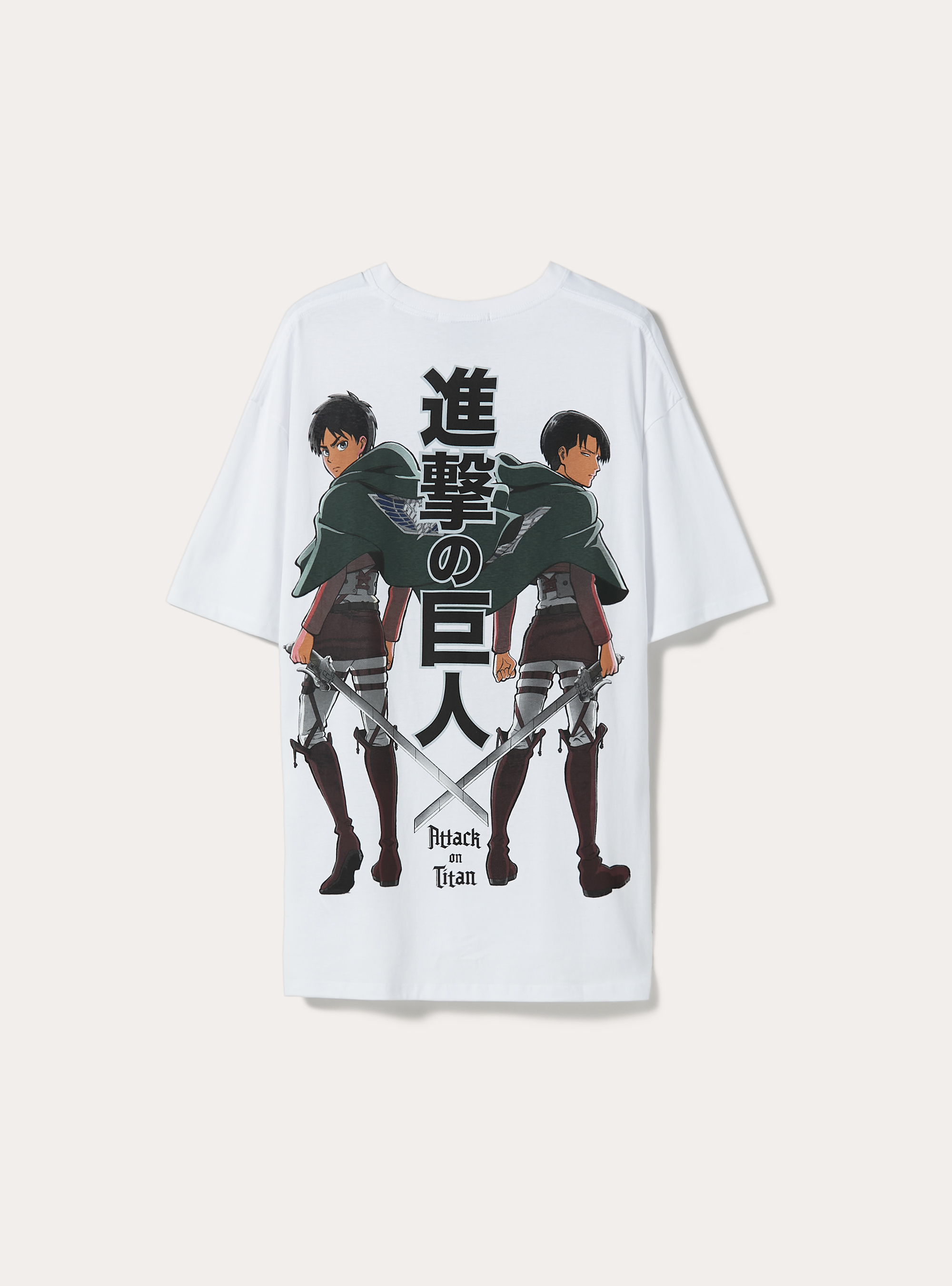 Camiseta Attack on Titan / Alcott, WH3 WHITE