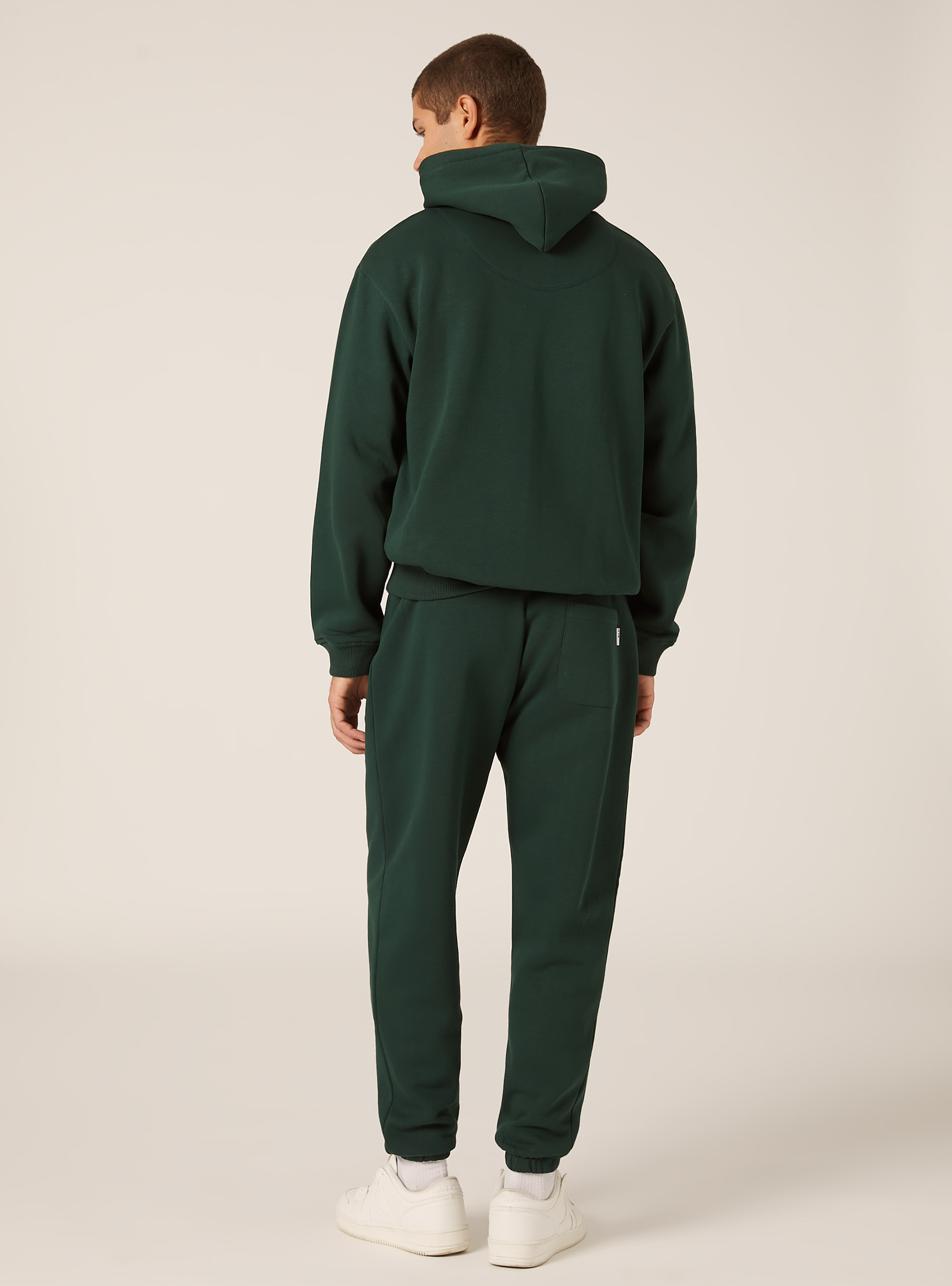 Boxy fit hoodie, GN1 GREEN DARK