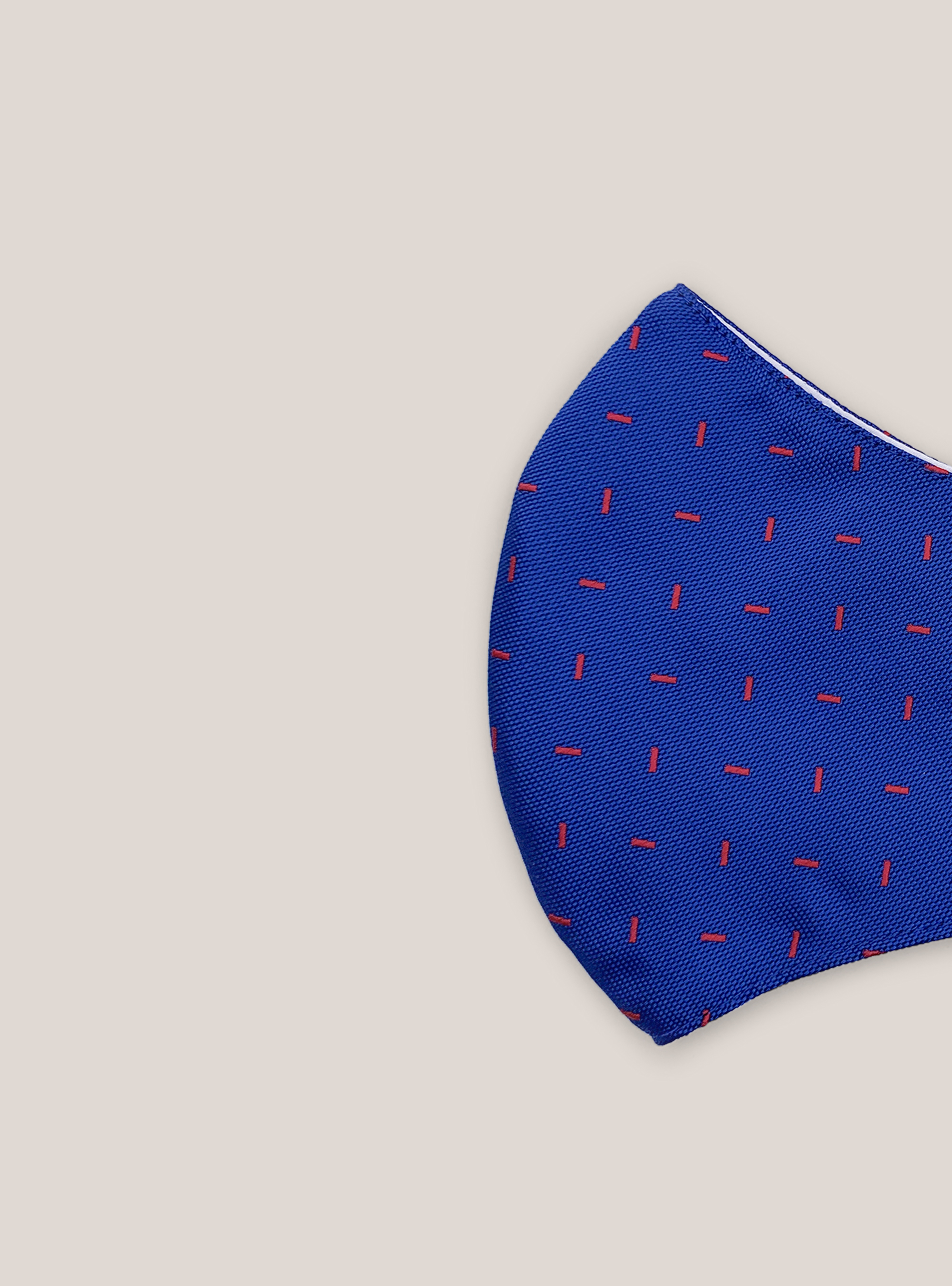 Coprimascherina con fantasia piccoli rettangoli, C2227 ROYALE