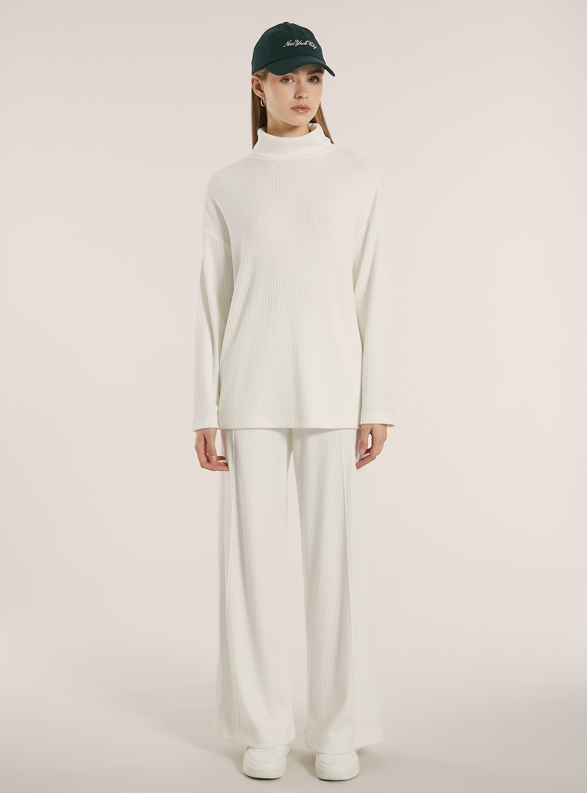 Maglia collo alto, WH1 OFF WHITE