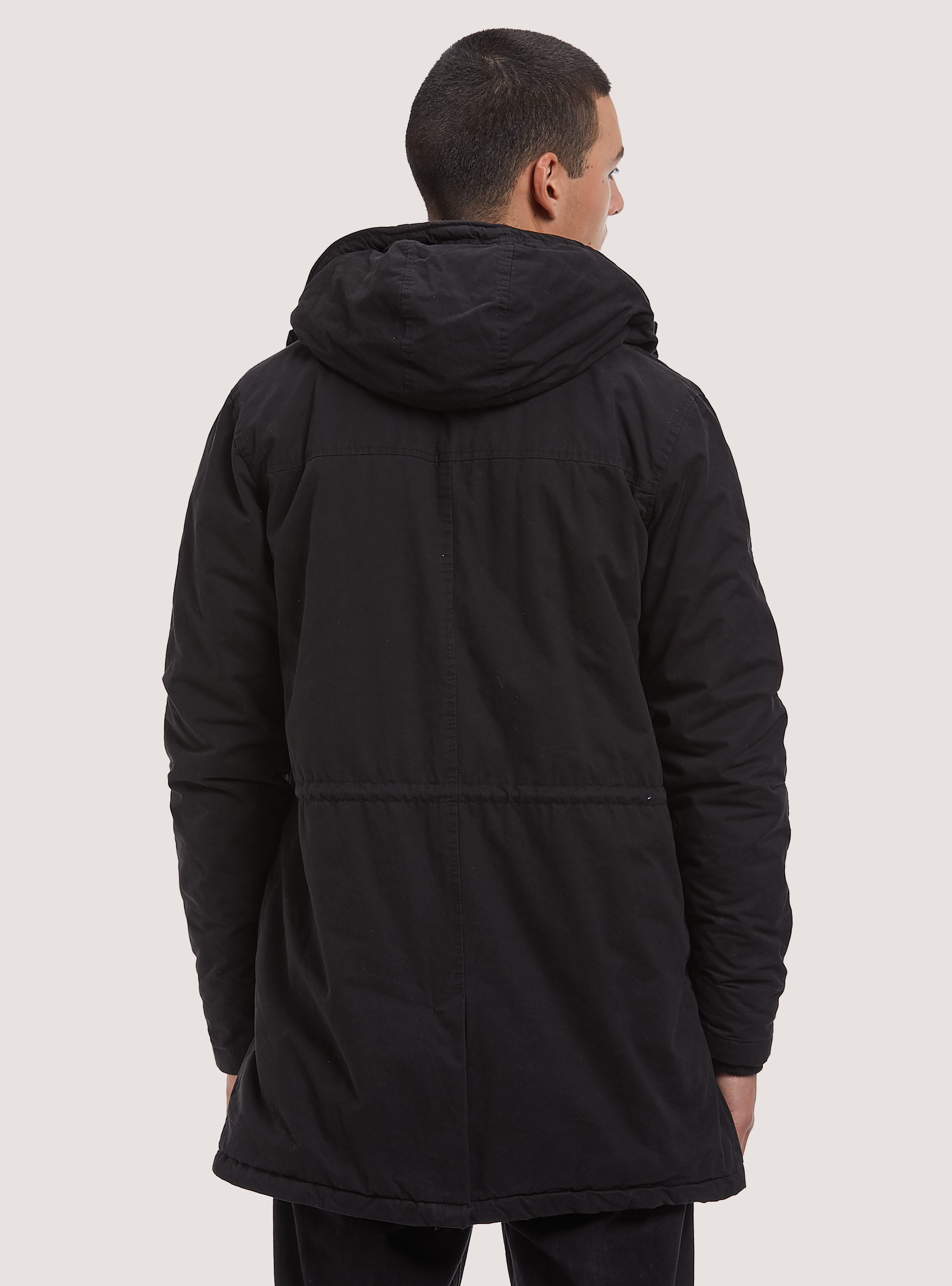 Parka avec fausse veste, C101 BLACK
