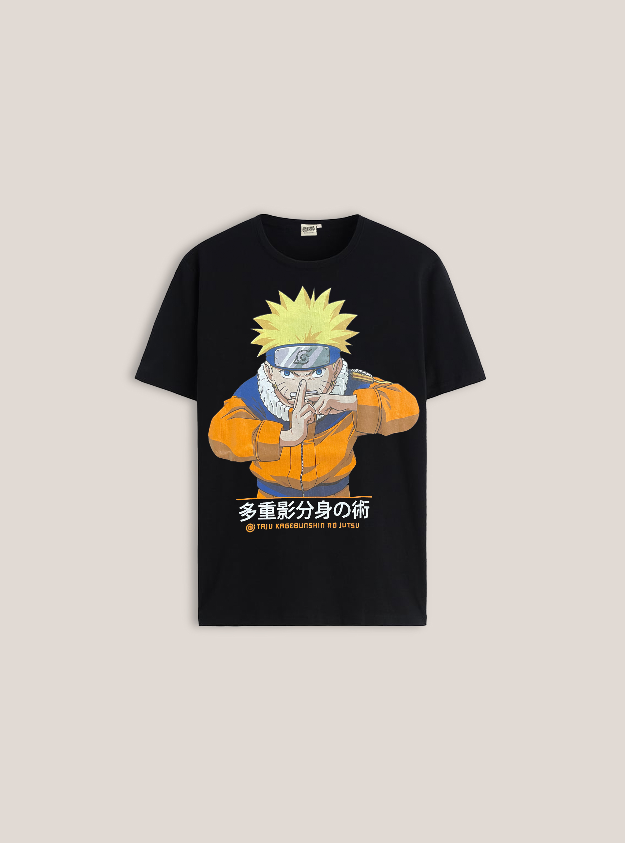 T-shirt Naruto x Alcott, BK1 BLACK