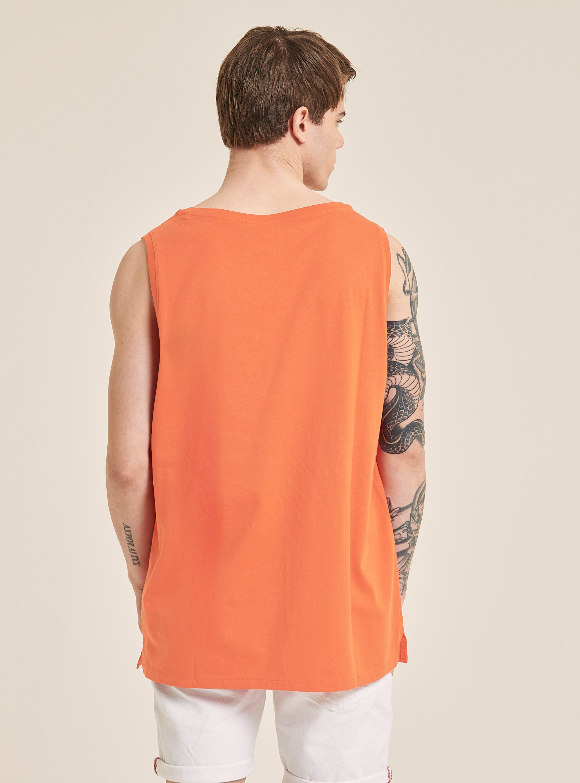 D&eacute;bardeur confort de couleur unie, OR3 ORANGE LIGHT