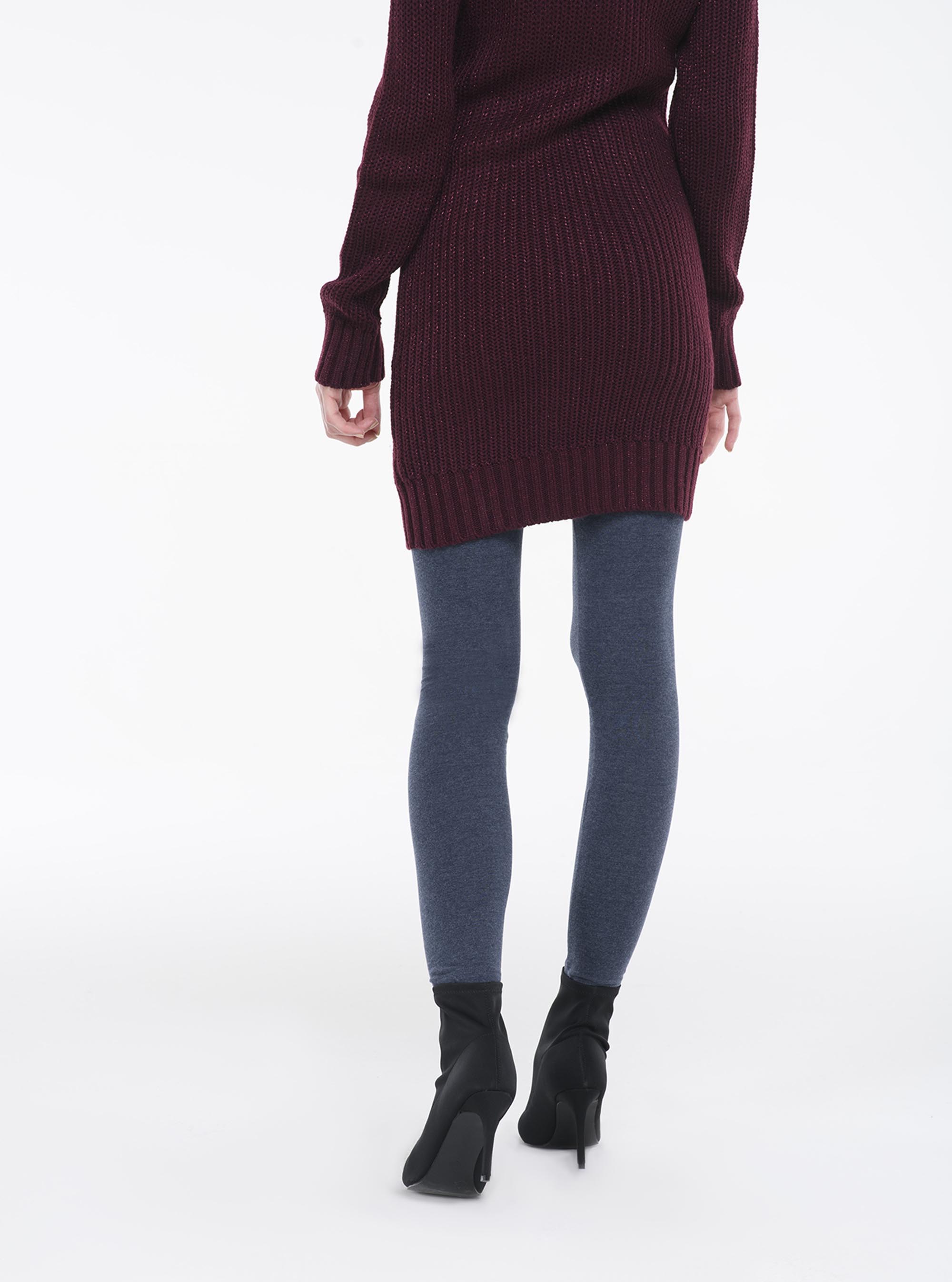 Leggings elasticizzati, BLU MELANGE