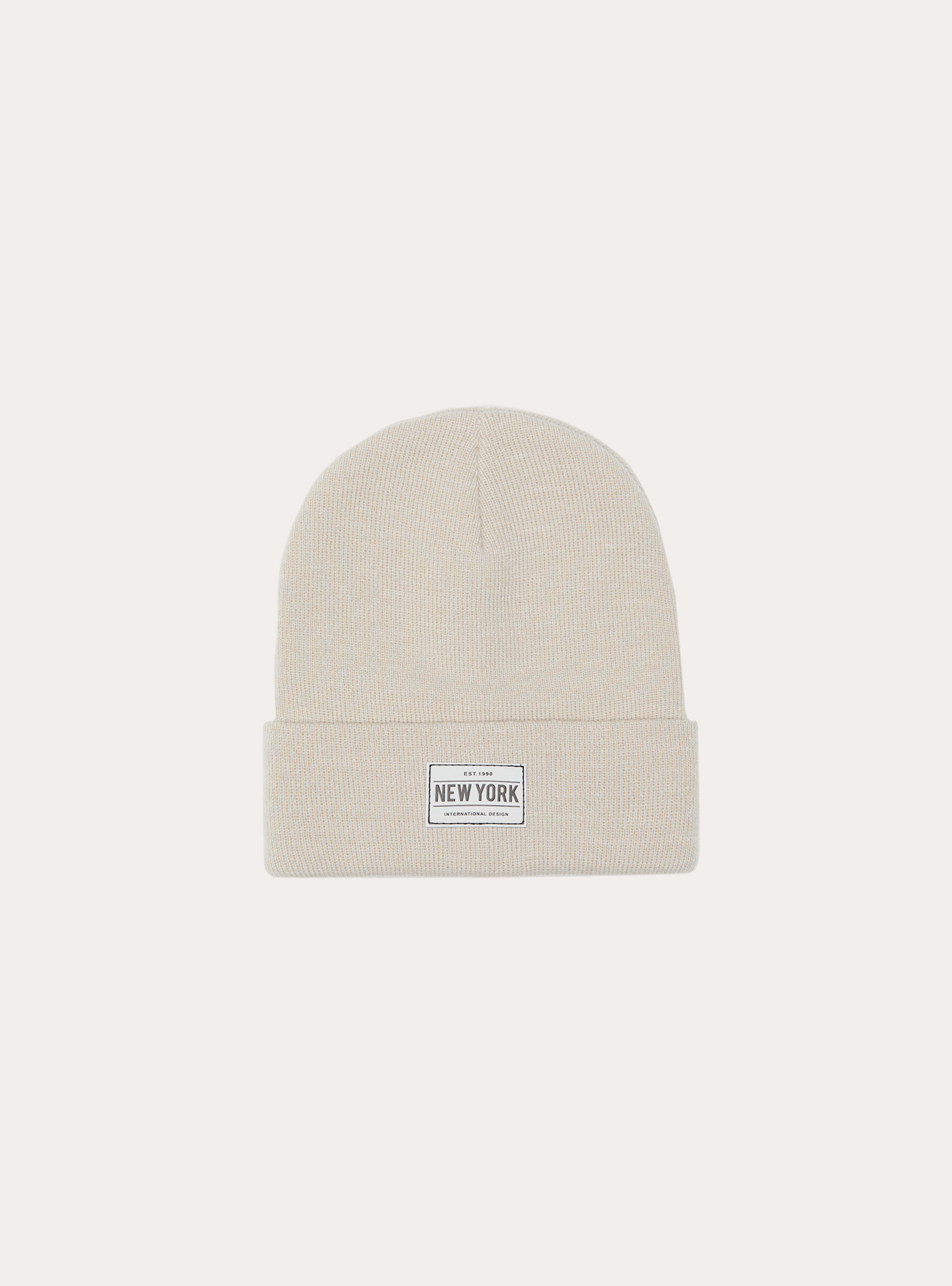 Cappello con patch, MBG3 BEIGE MEL LIGHT
