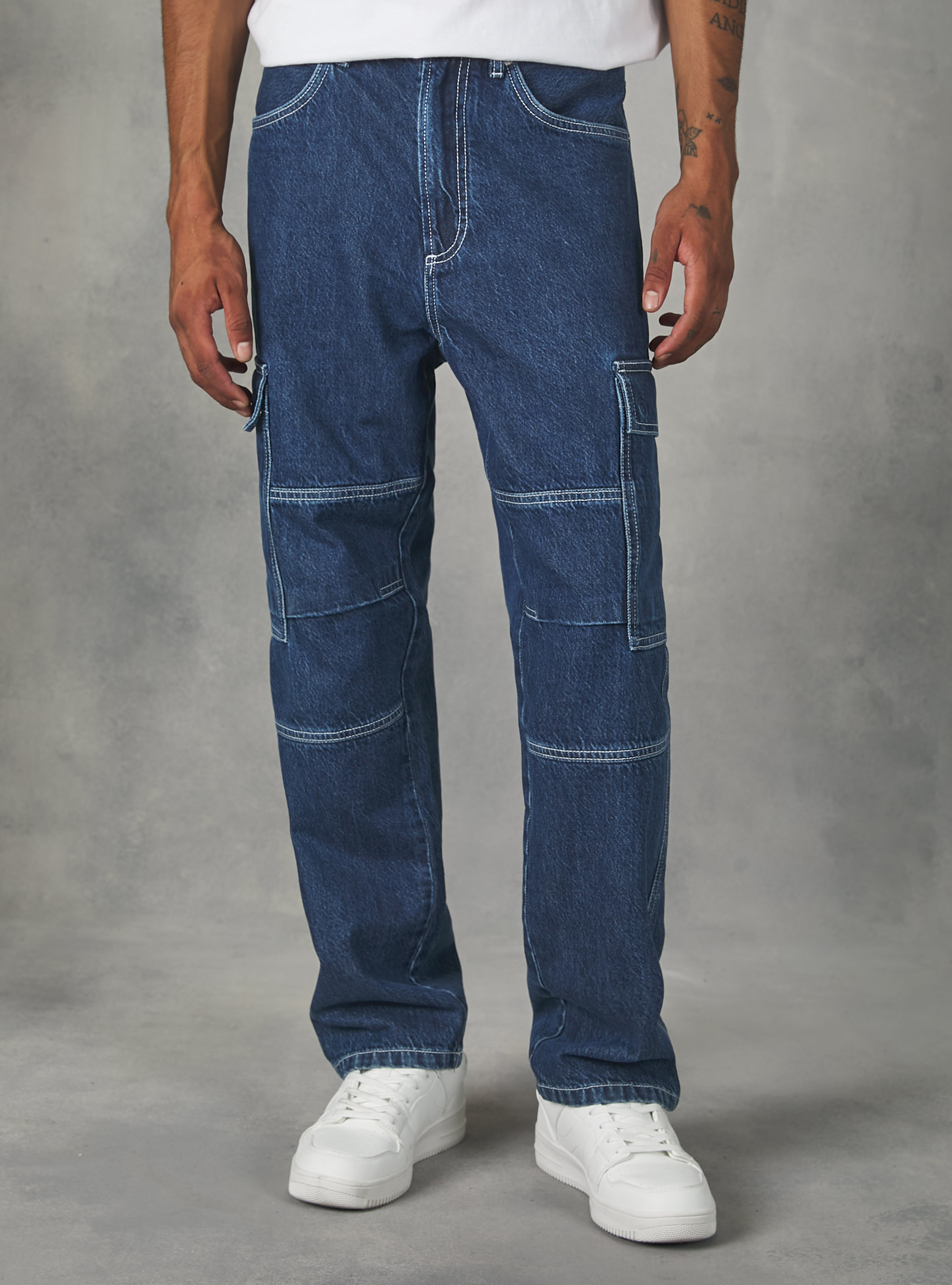 Cargo-Jeans, D001 DEEP BLUE