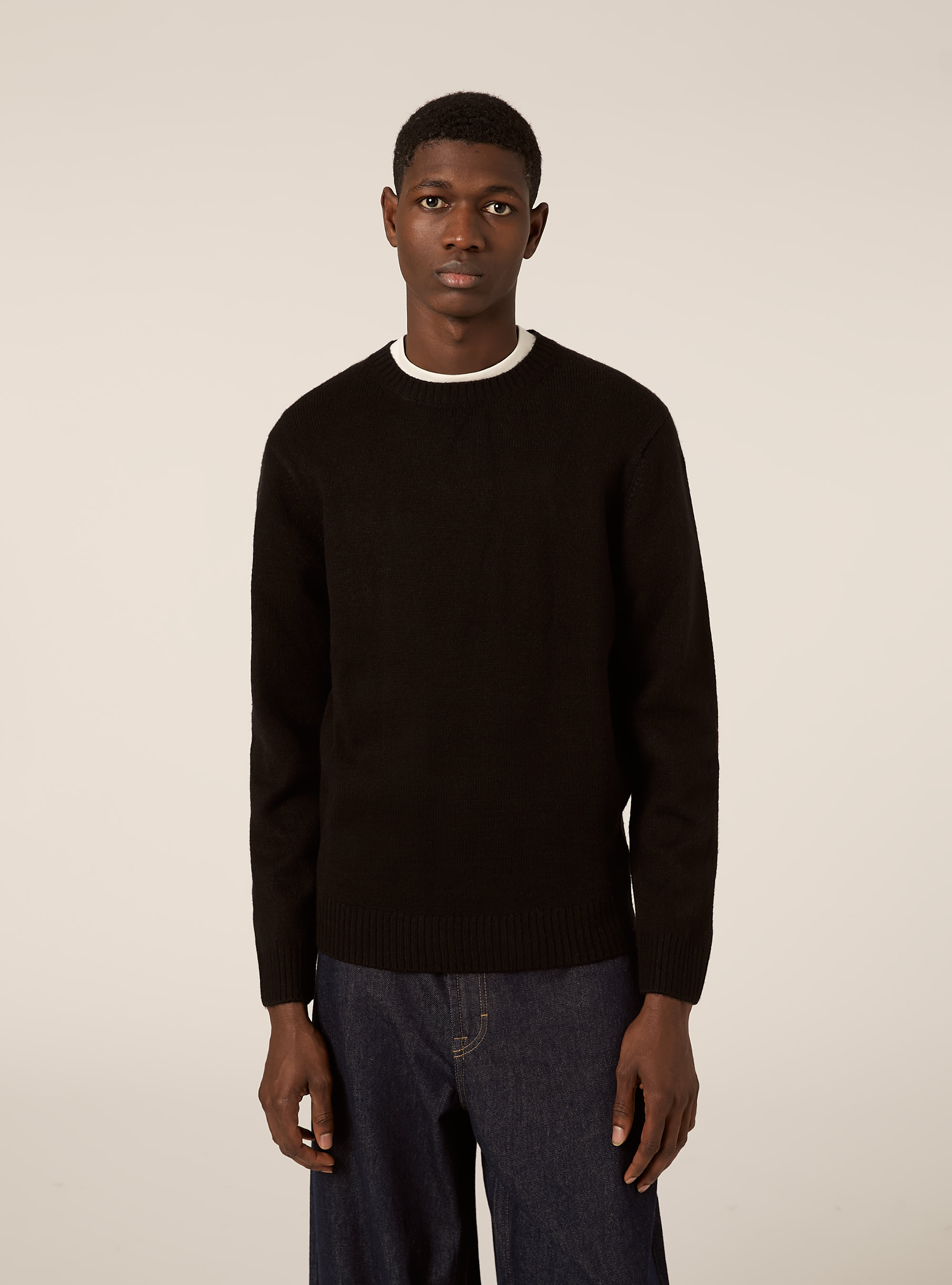 Maglione girocollo, BK1 BLACK