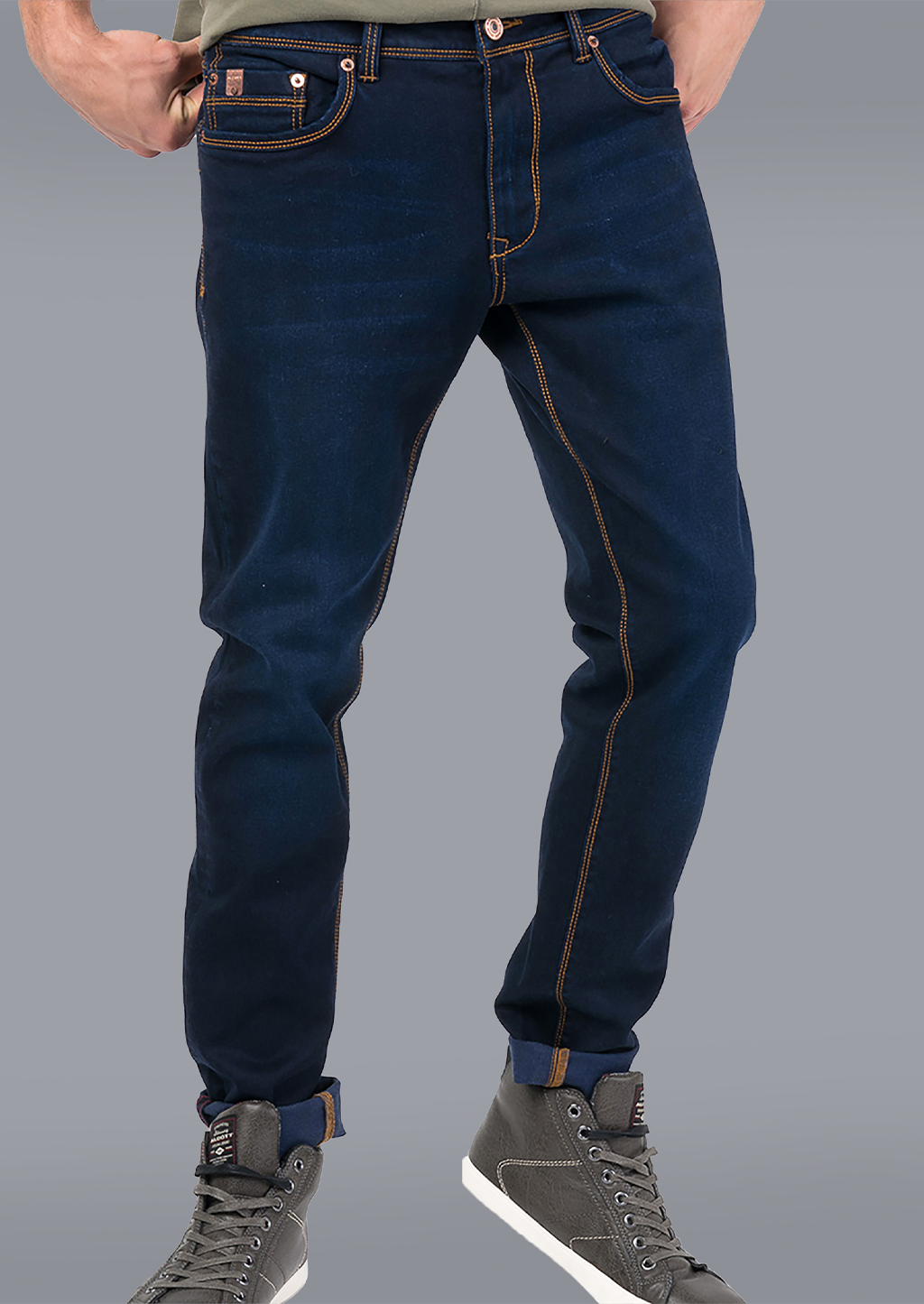 Denim skinny premium quality, BLUE NAVY