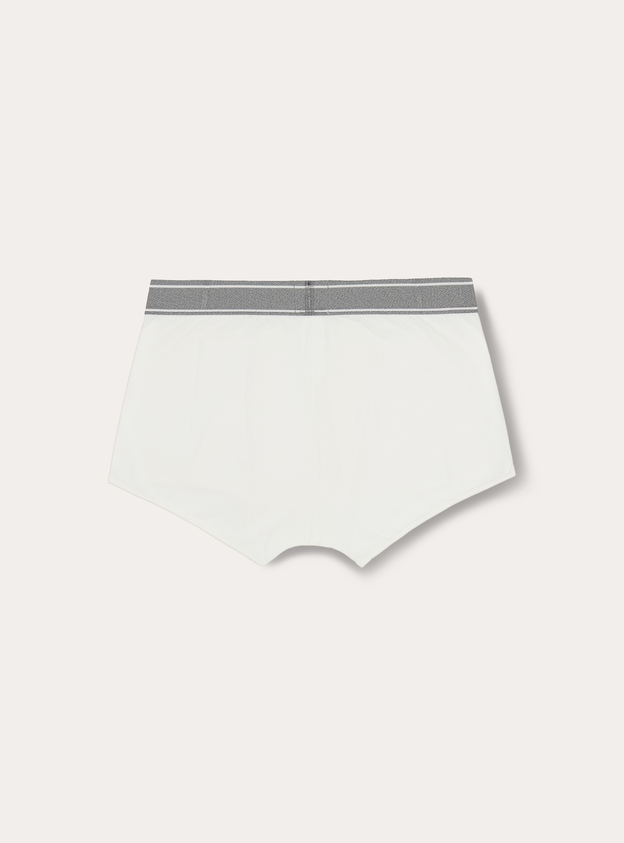 Stretch cotton boxer shorts with logo, WH1 OFF WHITE