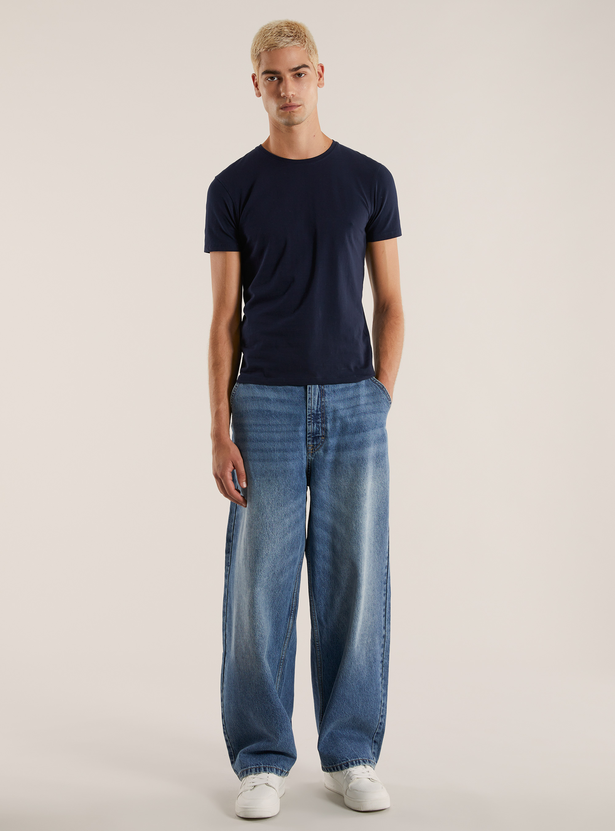 PRINTED T-SHIRT, BLUE