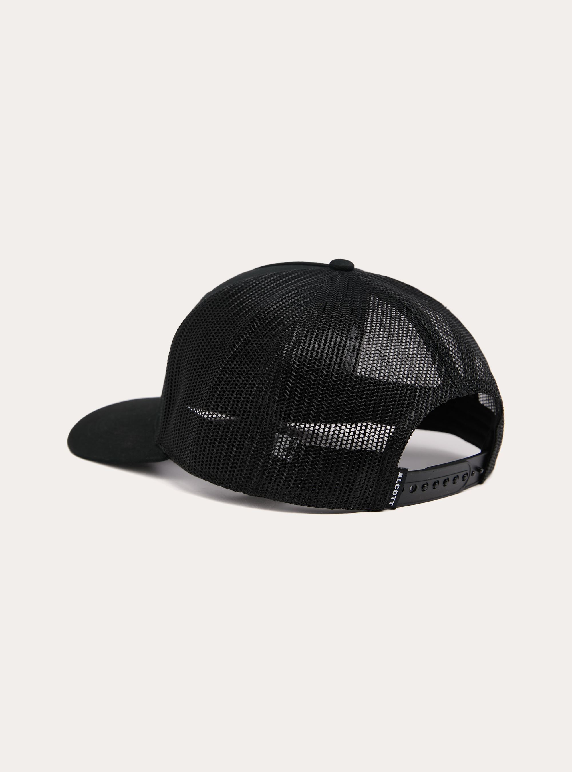 Cappello con patch, BK1 BLACK