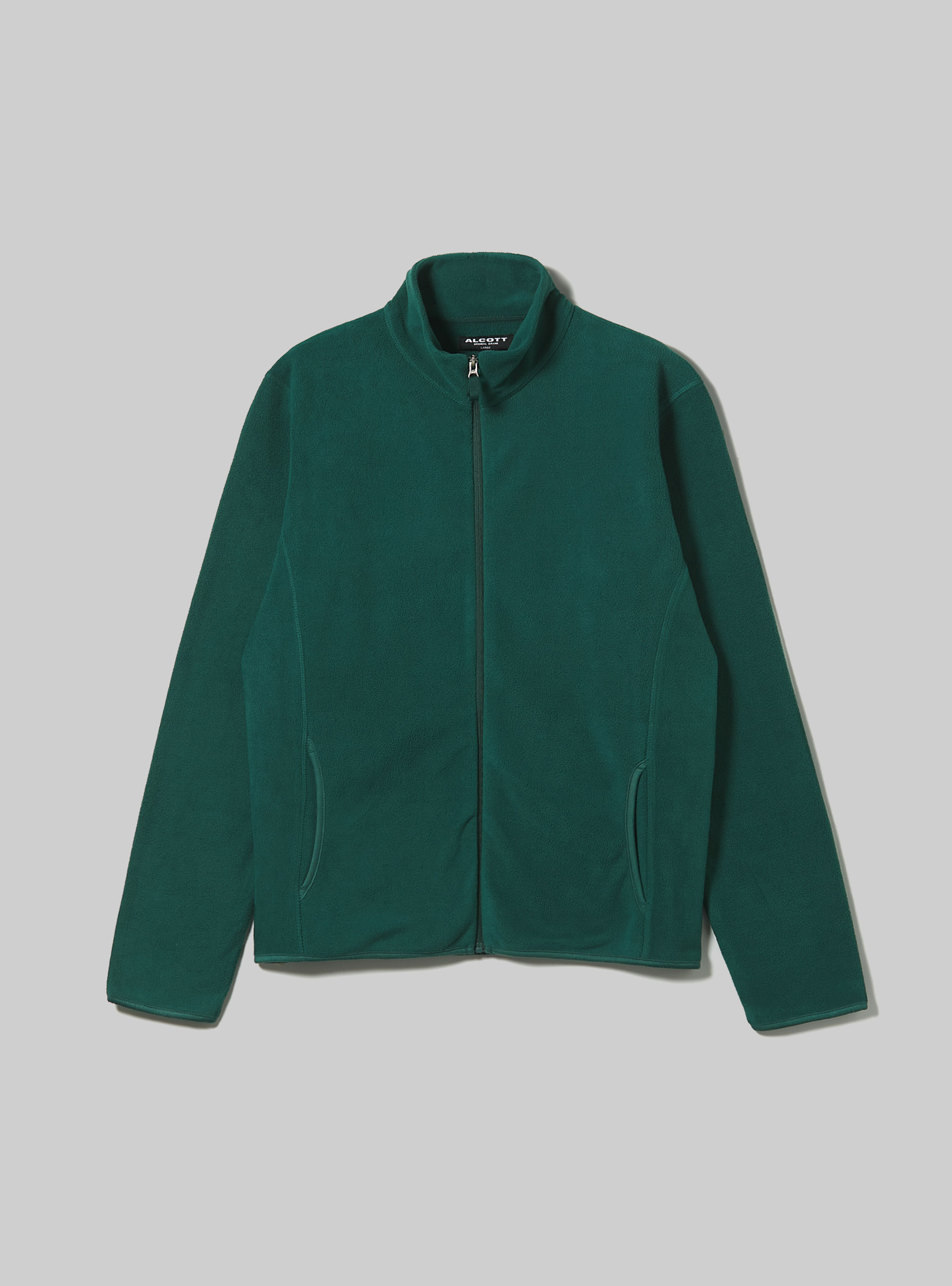 Cardigan polar fleece, GN1 GREEN DARK