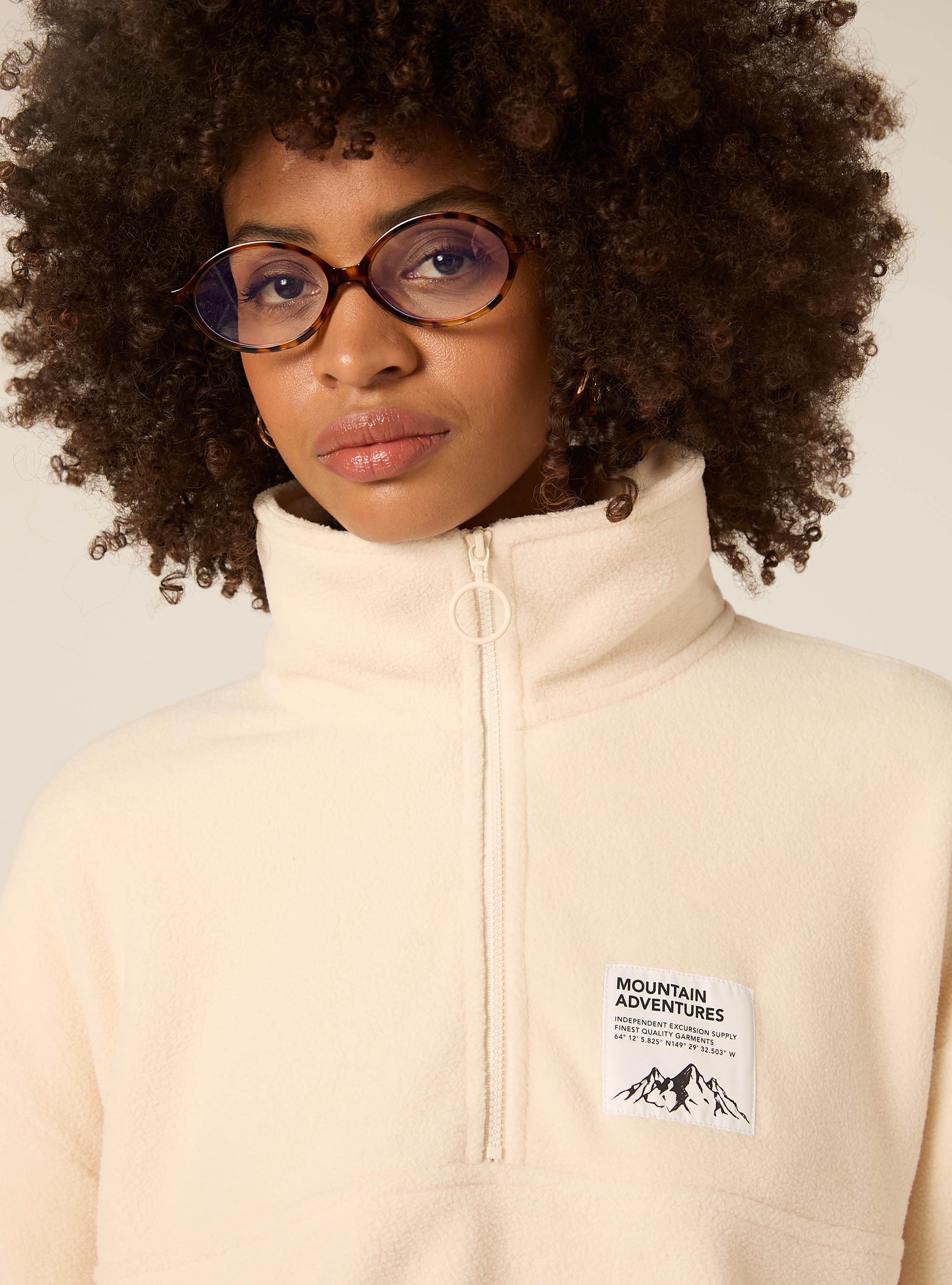 Felpa fleece adventures, WH1 OFF WHITE