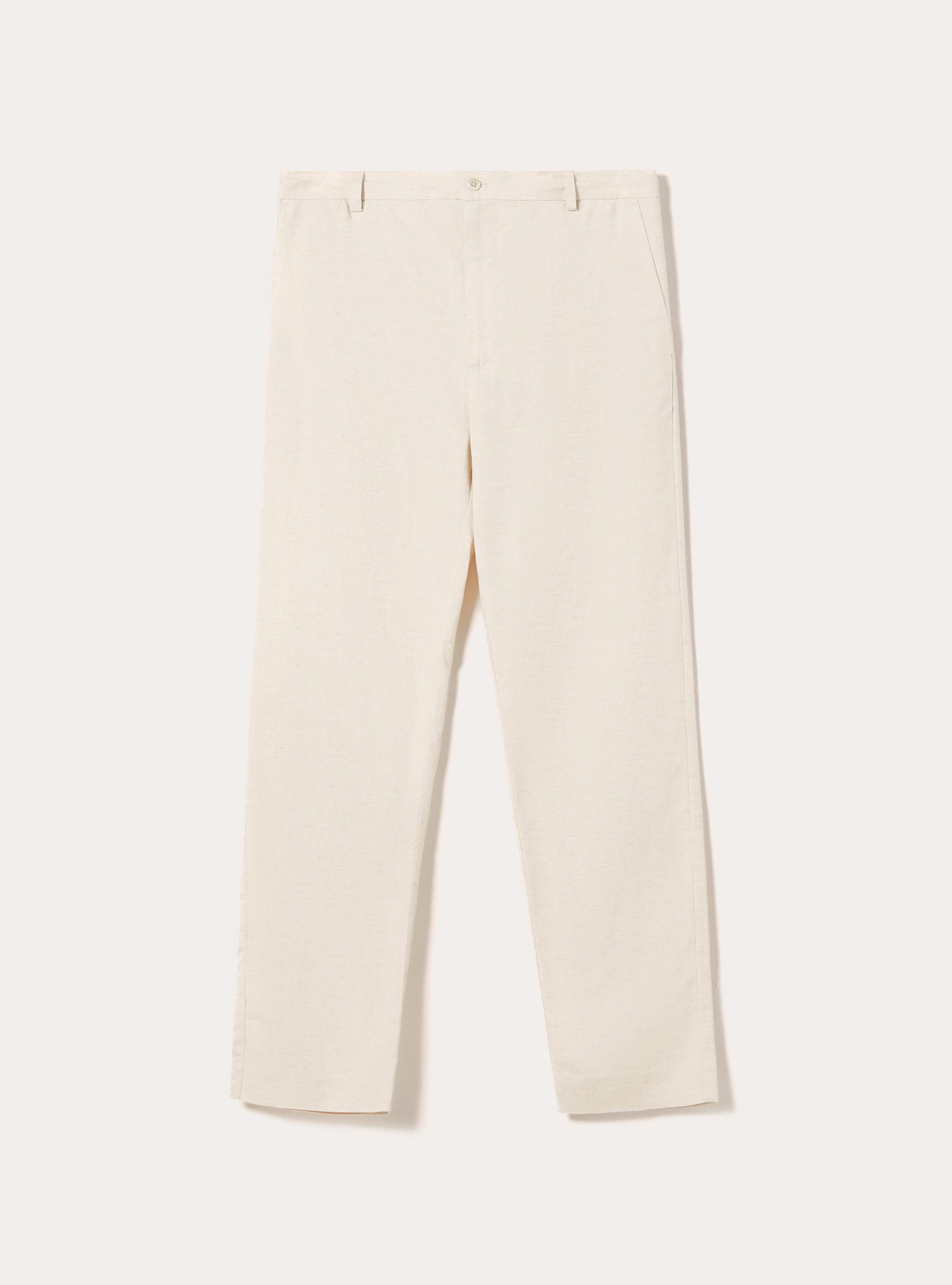Linen blend chinos, MBG3 BEIGE MEL LIGHT