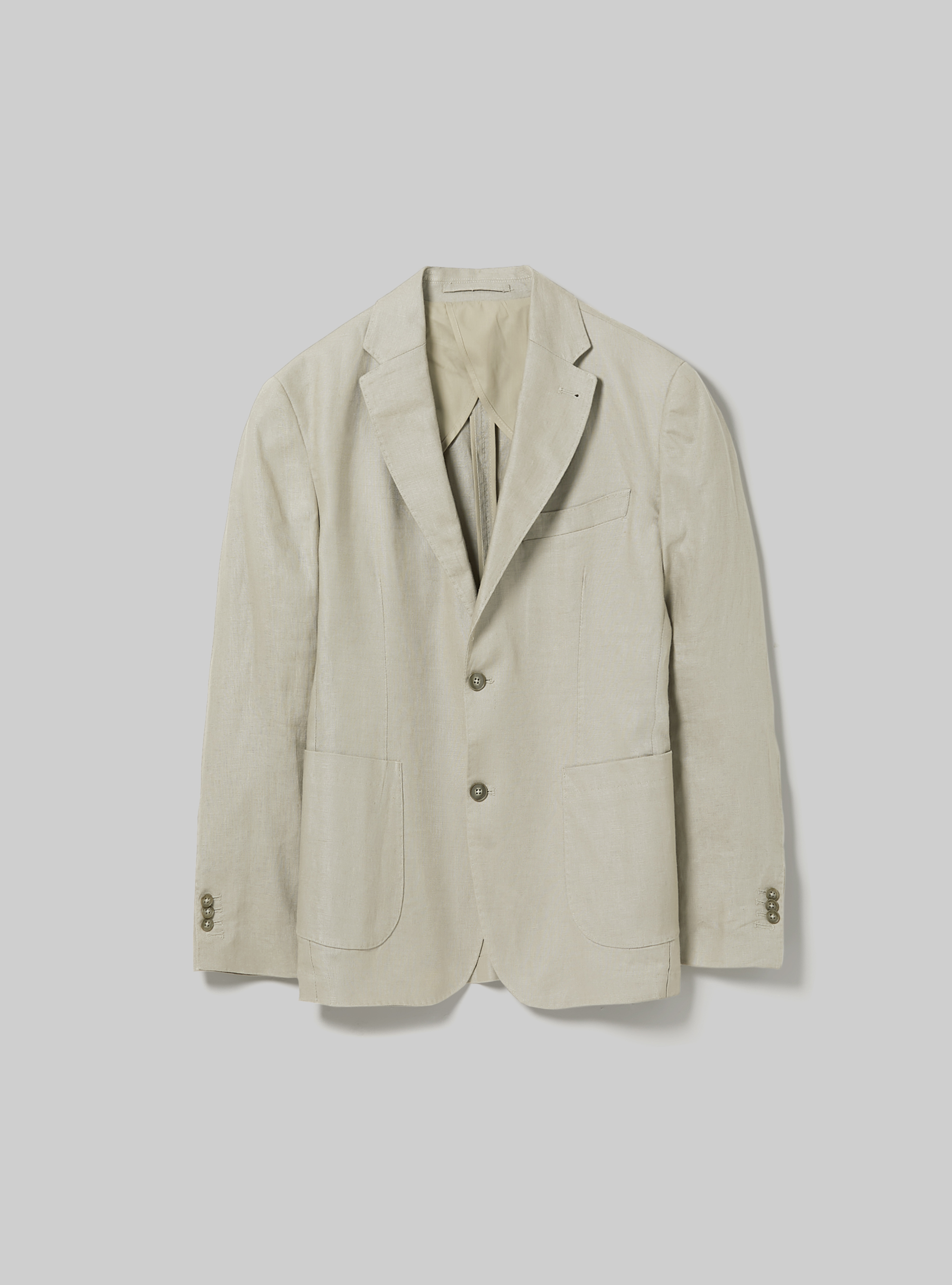 Pure linen jacket, BG3 BEIGE LIGHT