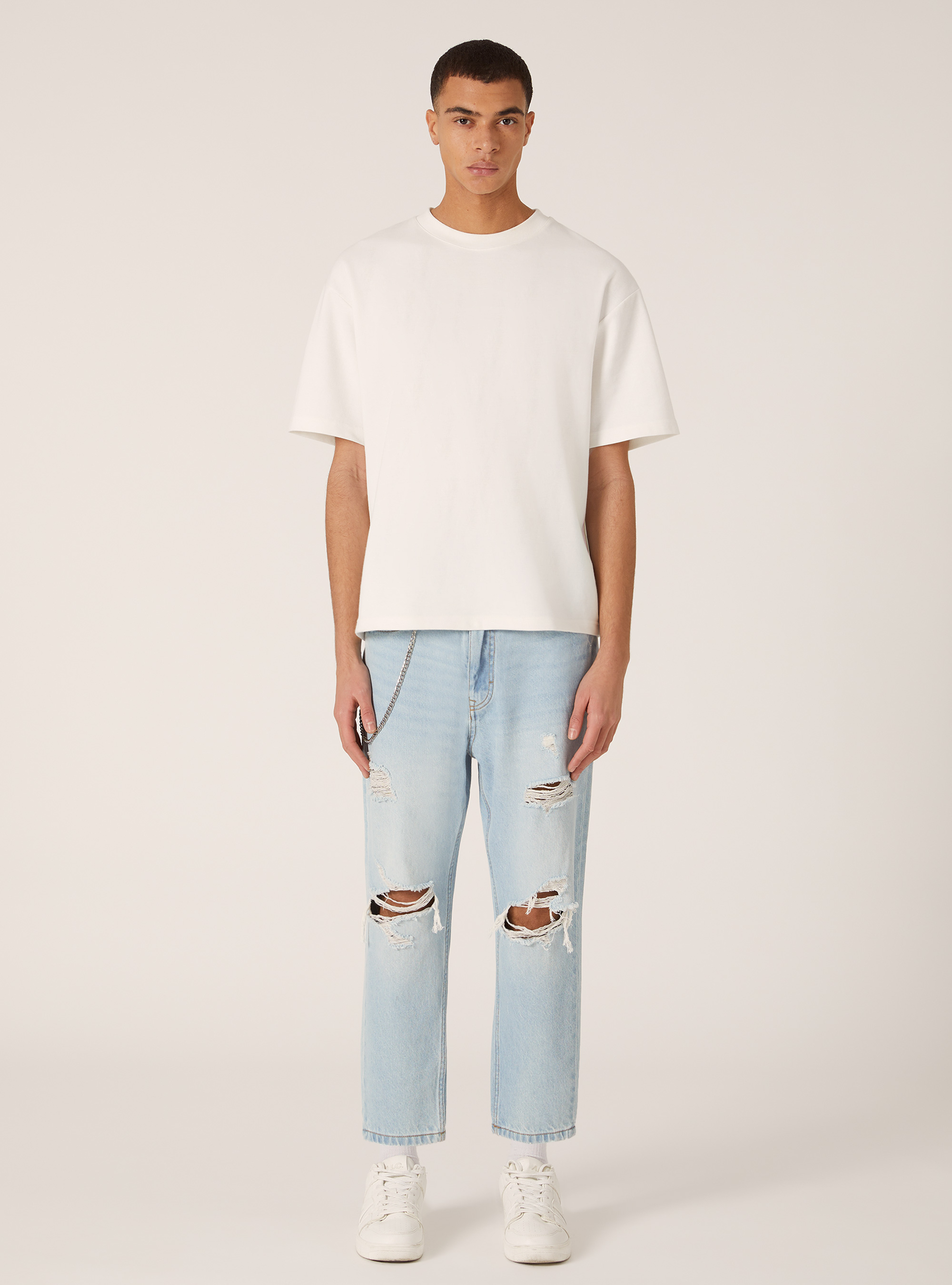 Relaxed fit jeans, D008 SUPER LIGHT BLUE