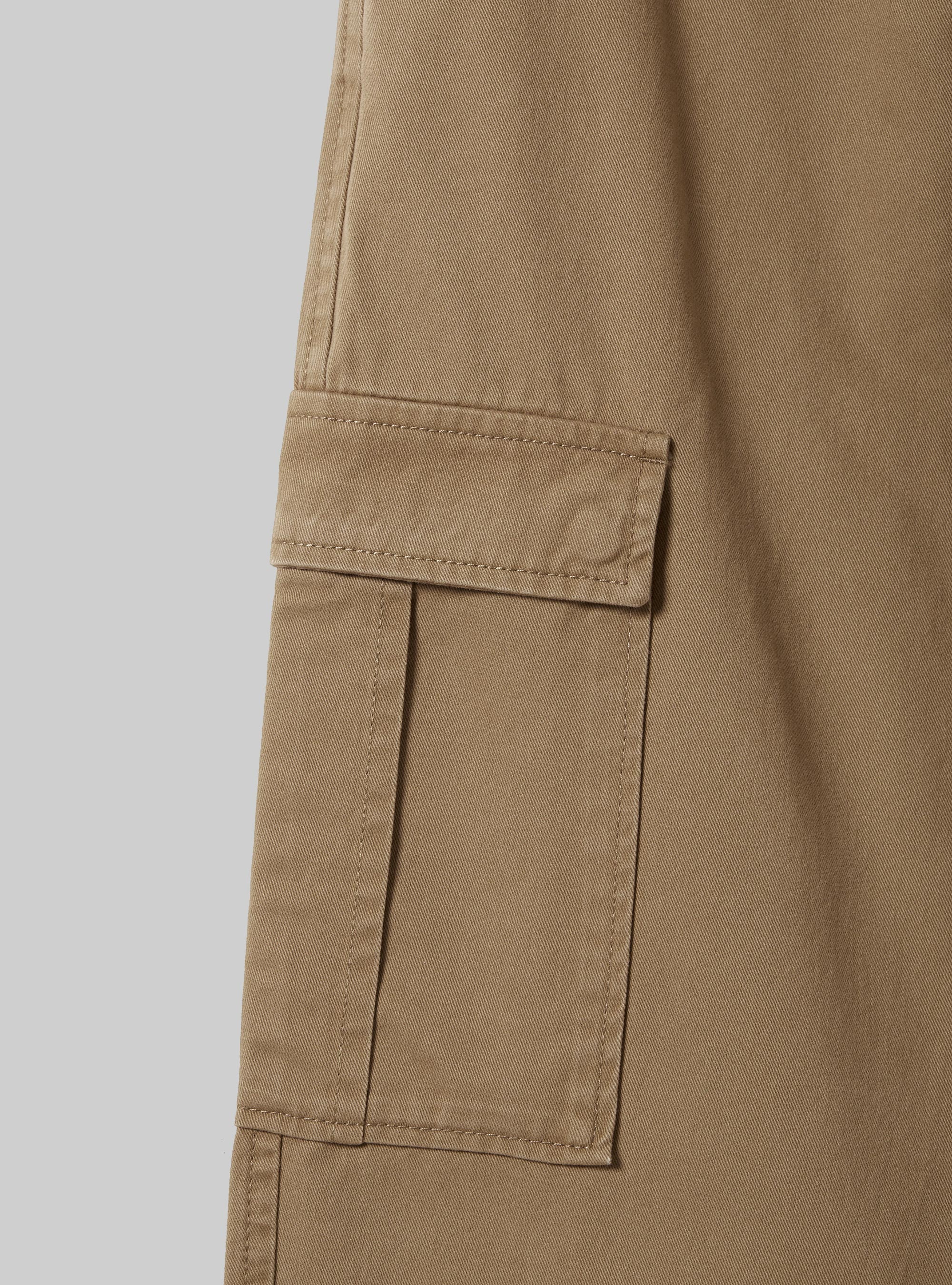 Pantalone cargo in twill, CM2 CAMEL MEDIUM