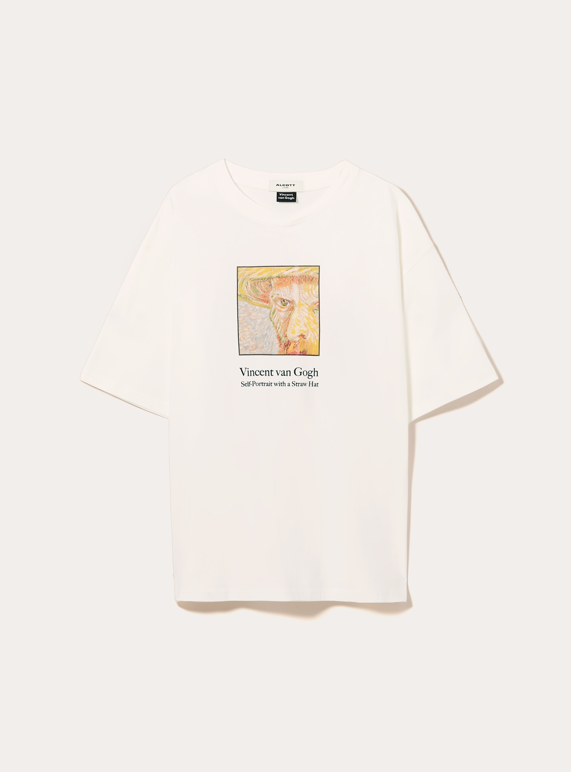 Van Gogh boxy fit T-shirt / Alcott, WH1 OFF WHITE