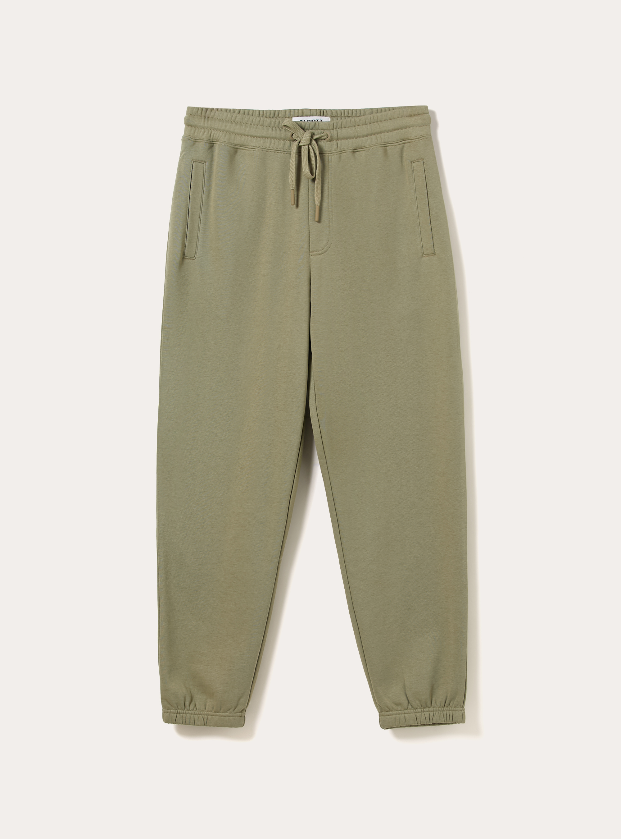 Pantalones jogger de felpa, KY2 KAKY MEDIUM