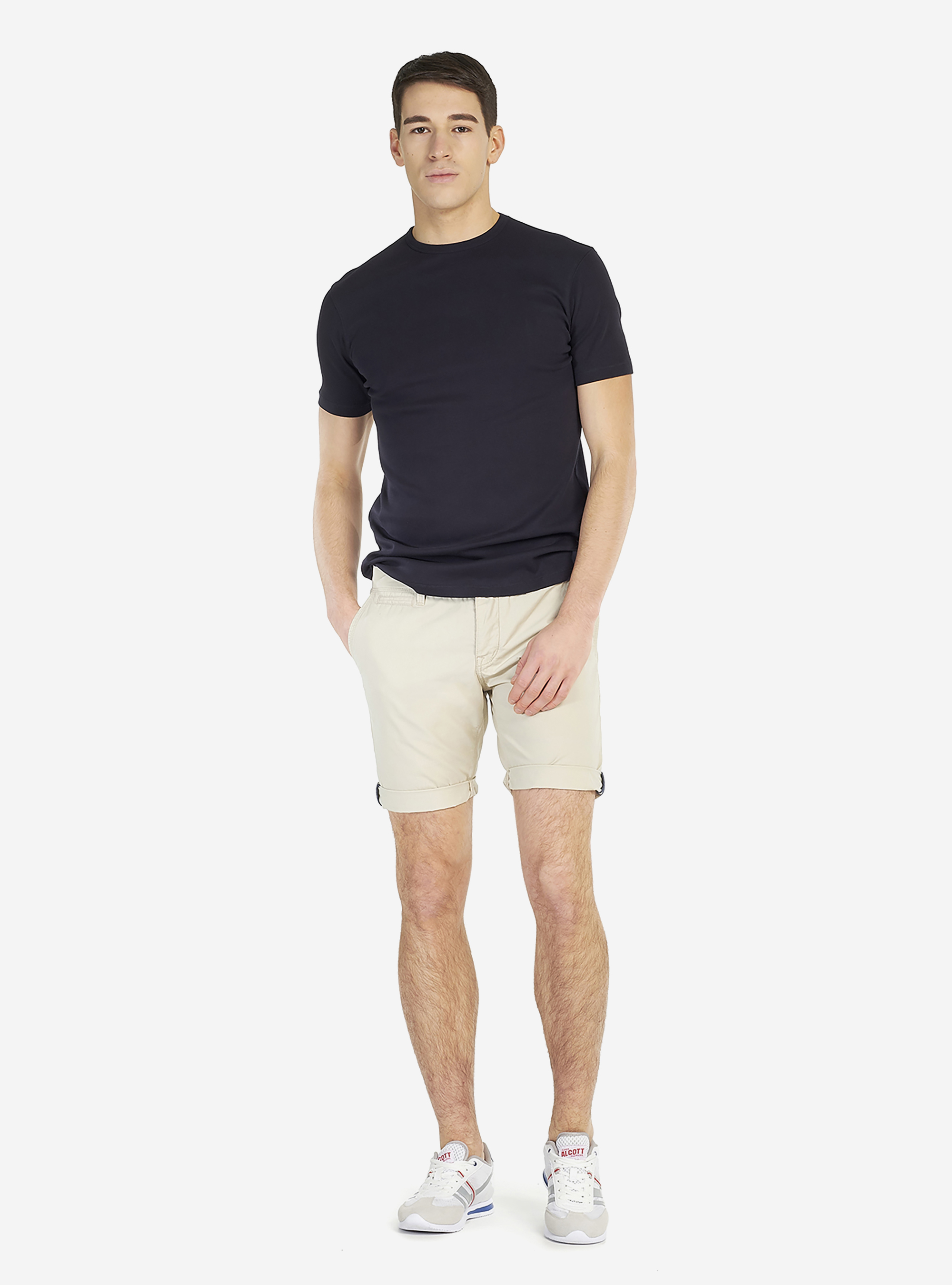 Bermuda basic in canvas, C0586 ECRU'